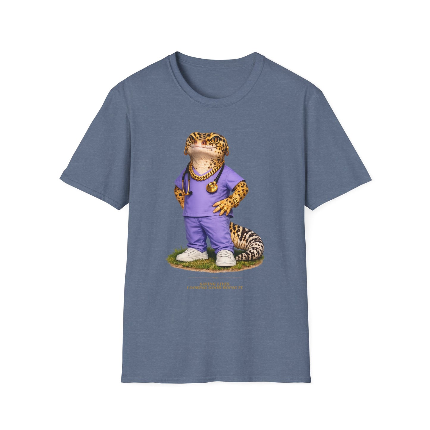 Gold Gecko Co.™ | Scrubs | Leopard Gecko | Comfort Colors 6500