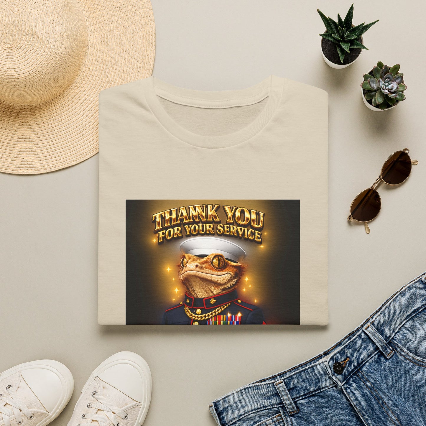 Gold Gecko Co.™ | Marines Semper Drip | Crested Gecko | Comfort Colors 6500