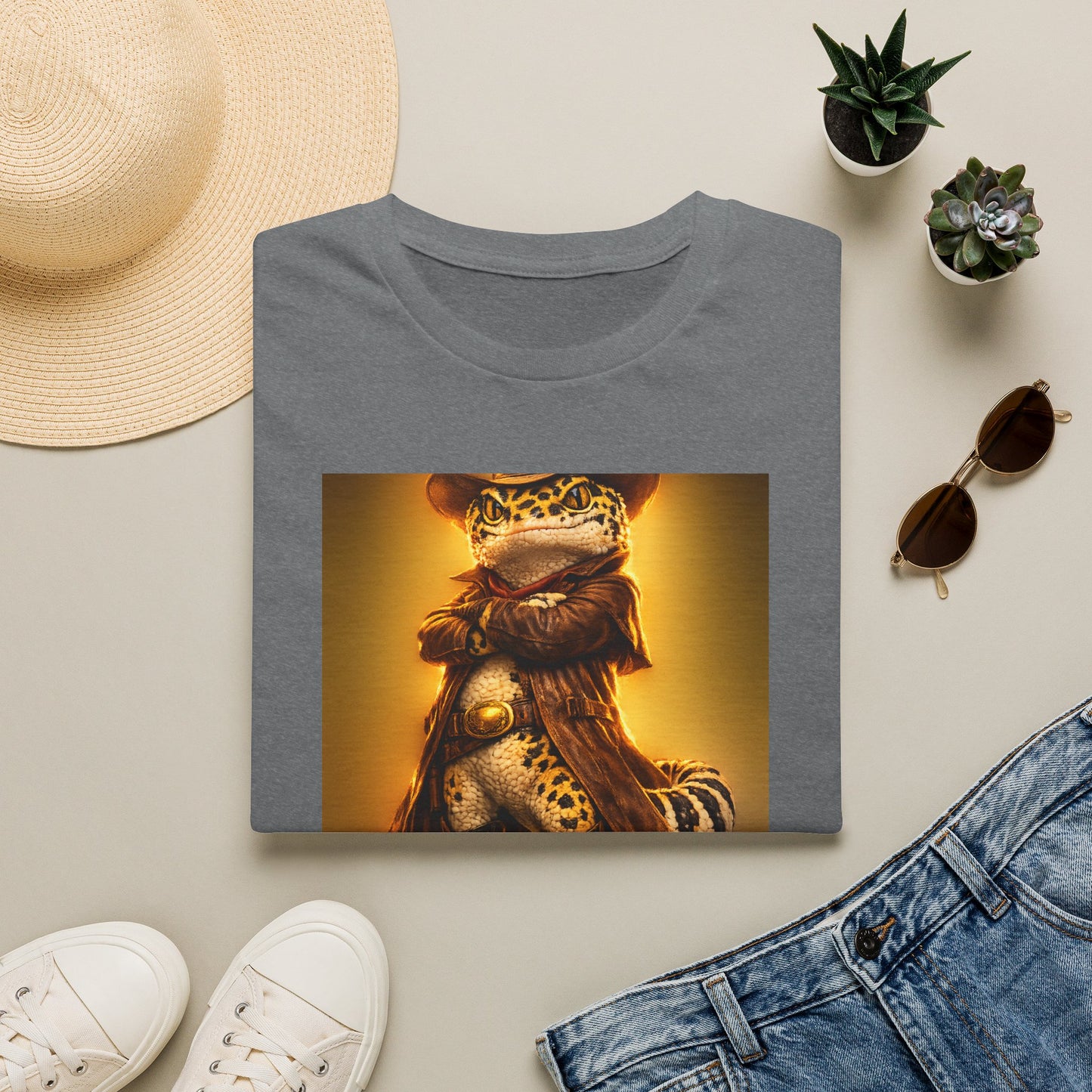 Gold Gecko Co.™ | Sunset Cowboy | Leopard Gecko | Comfort Colors 6500