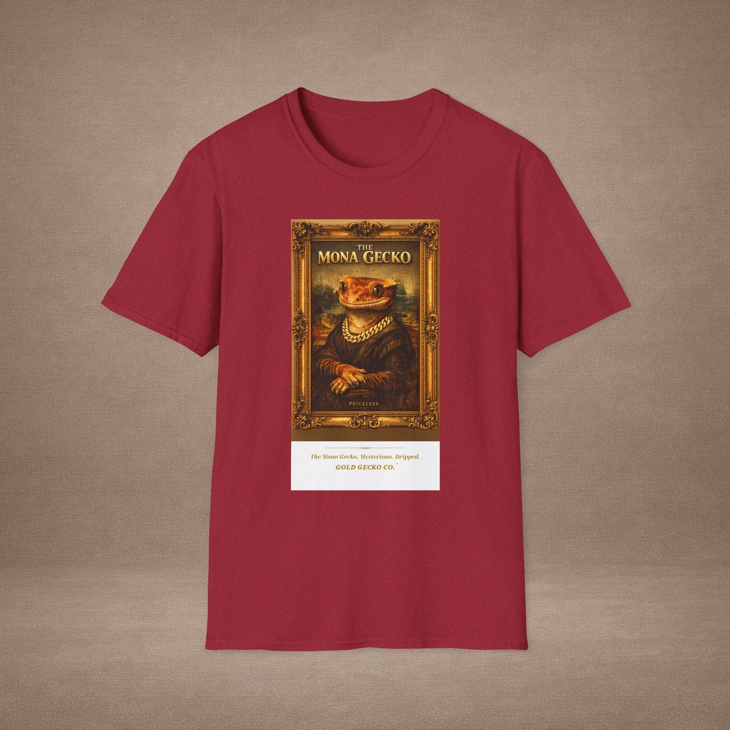 Design #col19-1 - Mona Gecko — Fine Art Tee