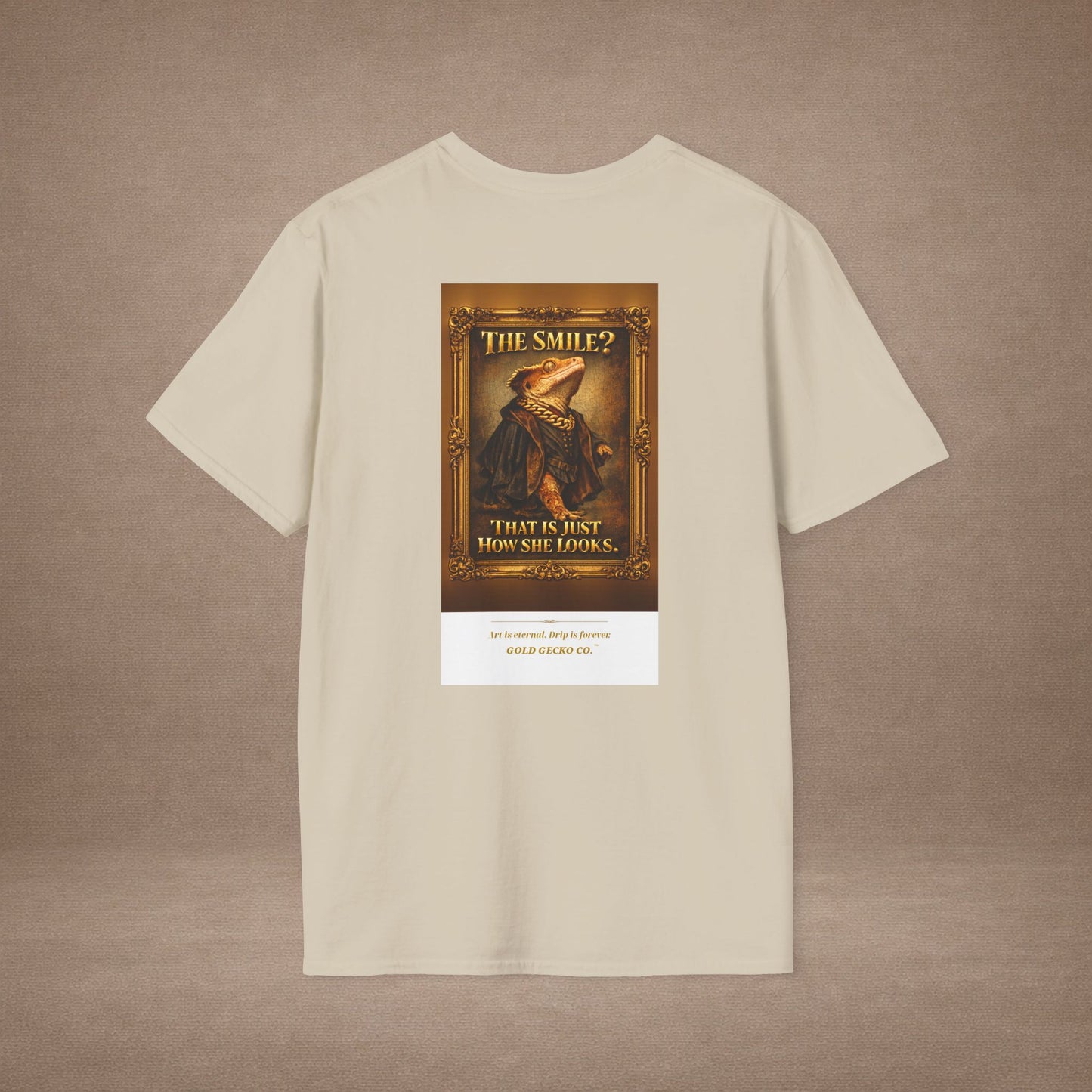 Design #col19-1 - Mona Gecko — Fine Art Tee