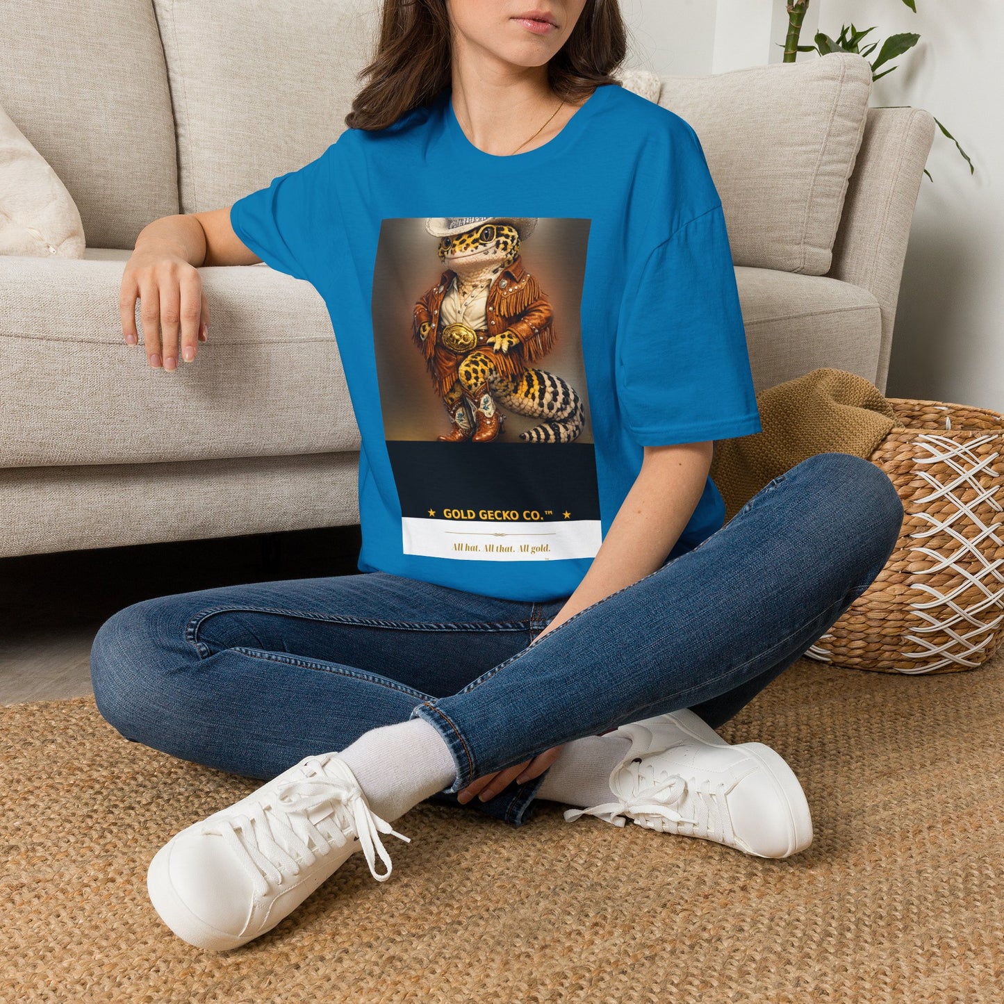 Gold Gecko Co.™ | Cowgirl Swagger | Crested Gecko | Comfort Colors 6500