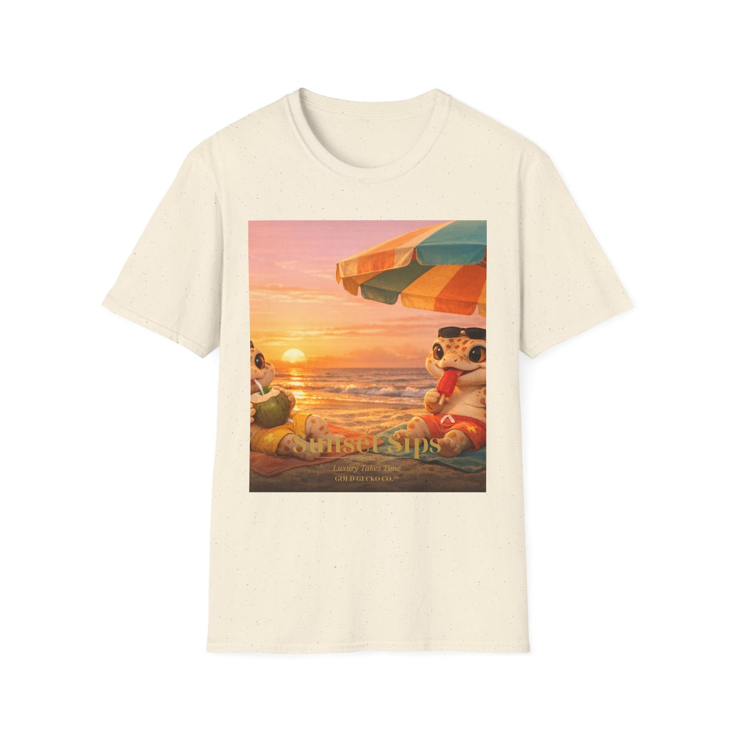 Col1404-04-V2-TS-Gildan64000-SunsetSips-Realistic-GoldGeckoCo