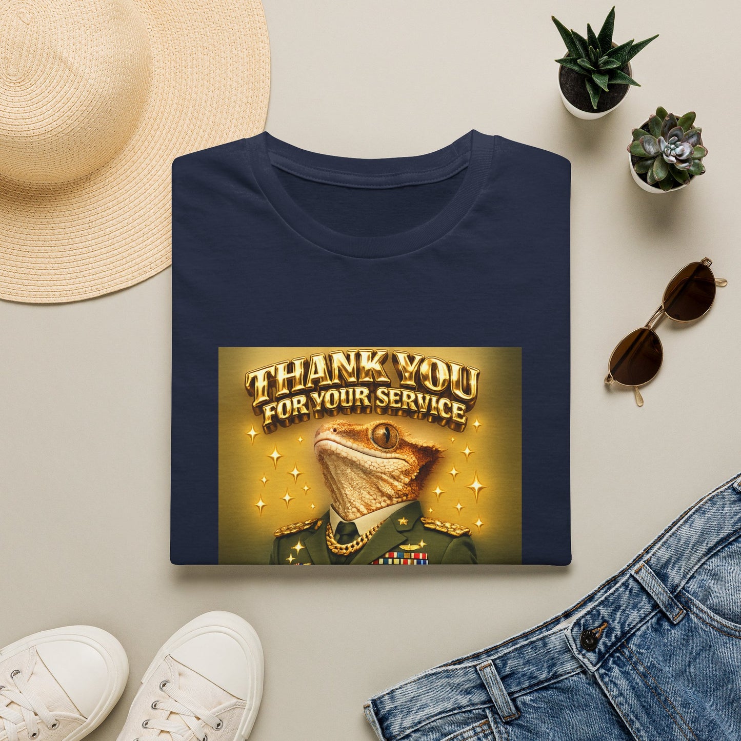 Gold Gecko Co.™ | Army Strong | Crested Gecko | Comfort Colors 6500
