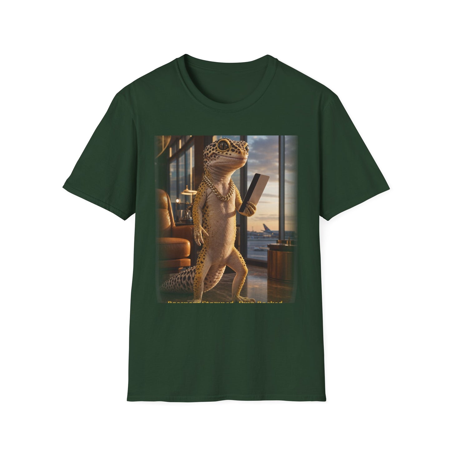 Col38-1 — Passport Stamped. Drip Packed. — Vacation Series (Leopard Gecko)