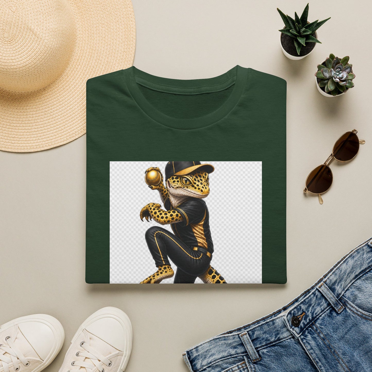 Gold Gecko Co. | The Windup Is Just the Warmup | Pitcher Gecko Tee