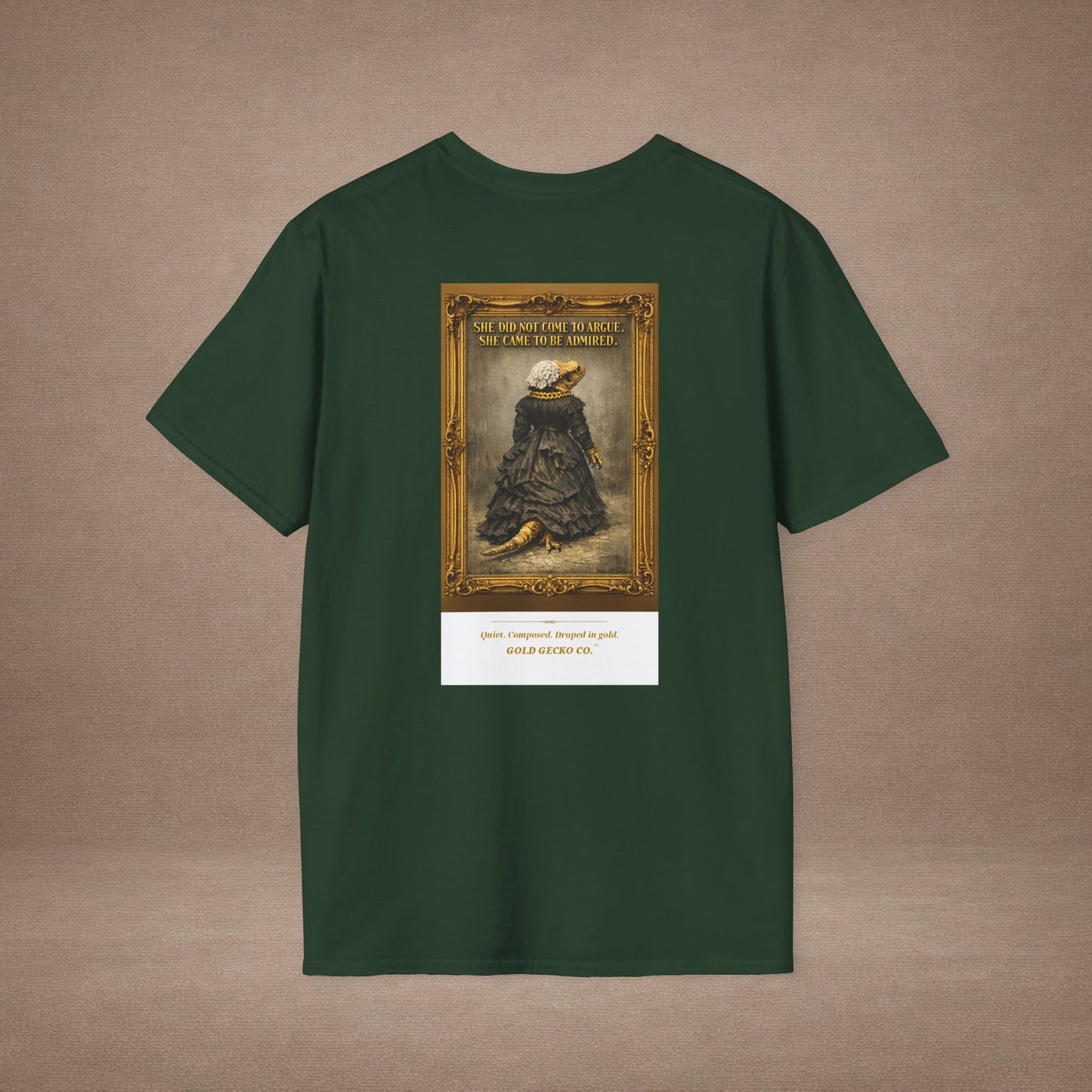 Design #col19-4 - Whistler's Gecko— Fine Art Tee