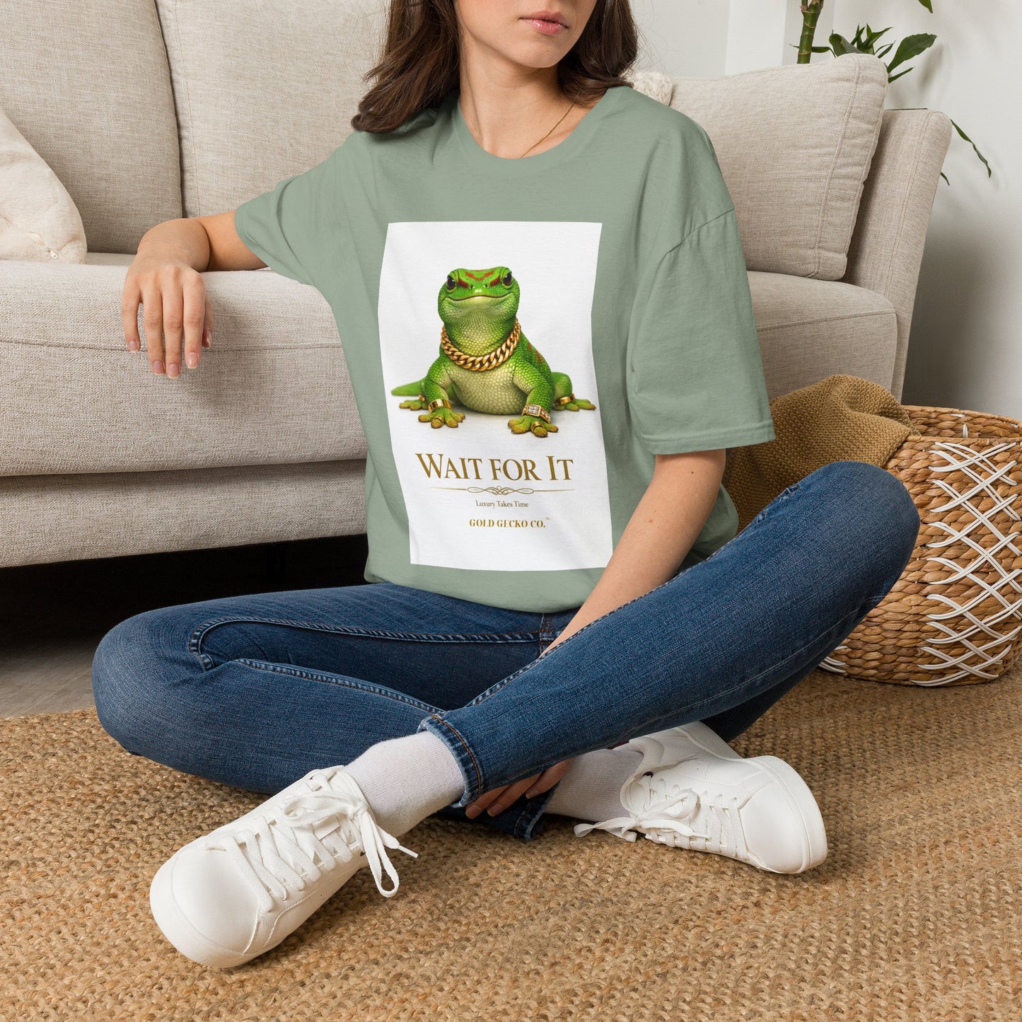 Gold Gecko Co.™ | Portrait | Day Gecko | Comfort Colors 6500