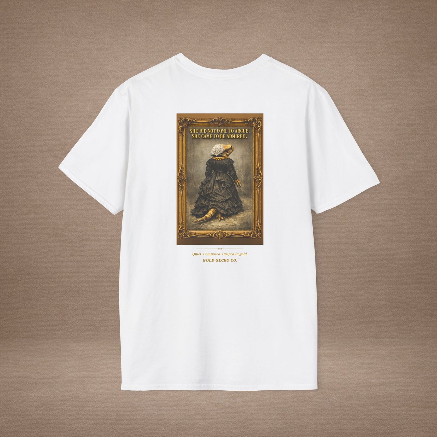 Design #col19-4 - Whistler's Gecko— Fine Art Tee