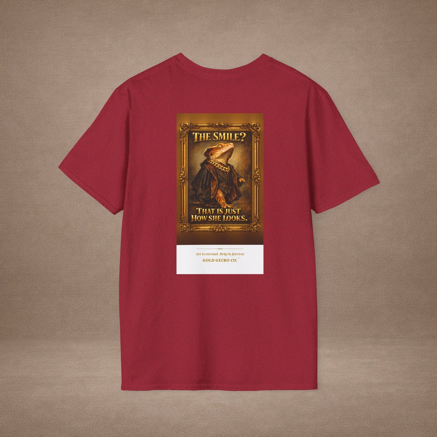 Design #col19-1 - Mona Gecko — Fine Art Tee