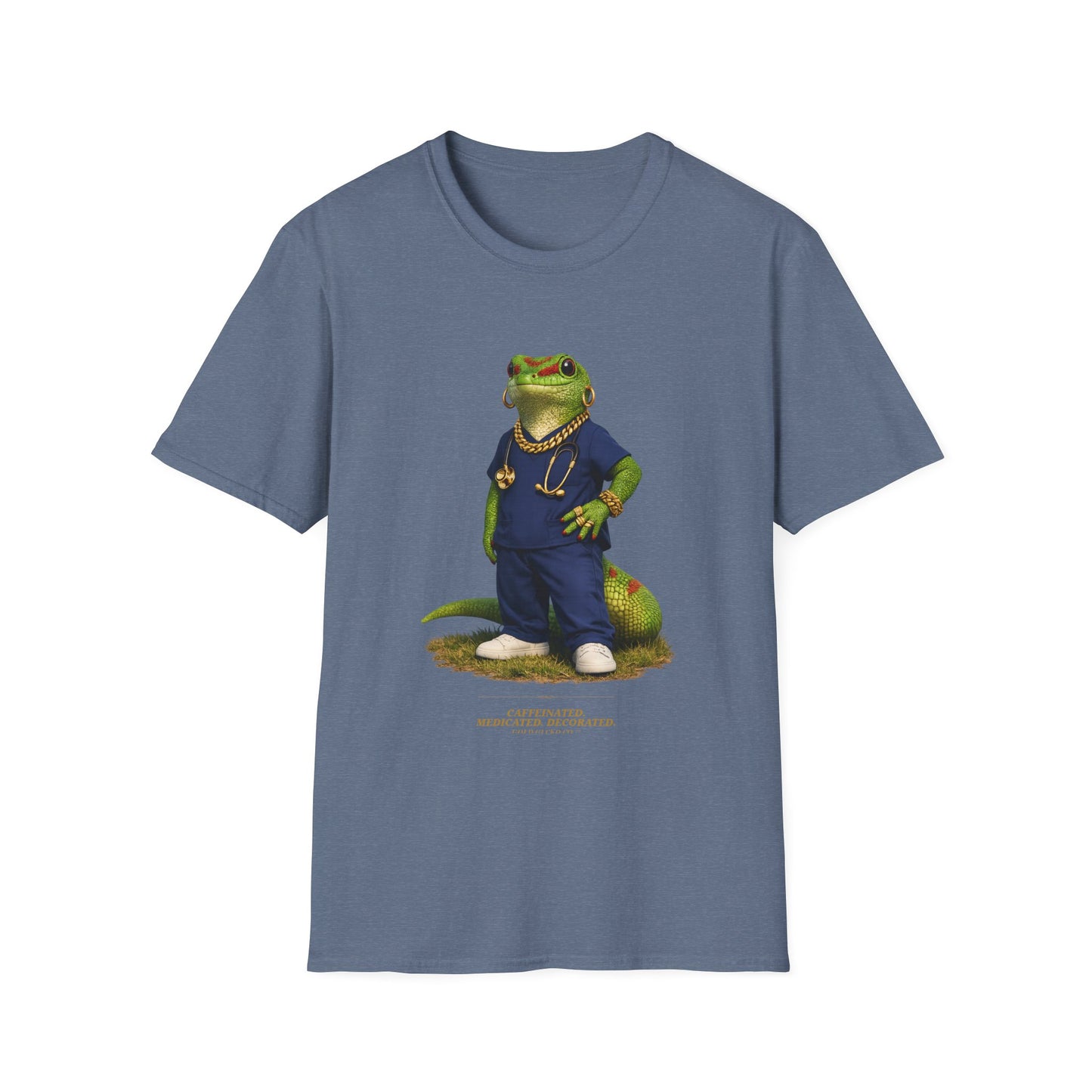 Gold Gecko Co.™ | Scrubs | Day Gecko | Comfort Colors 6500