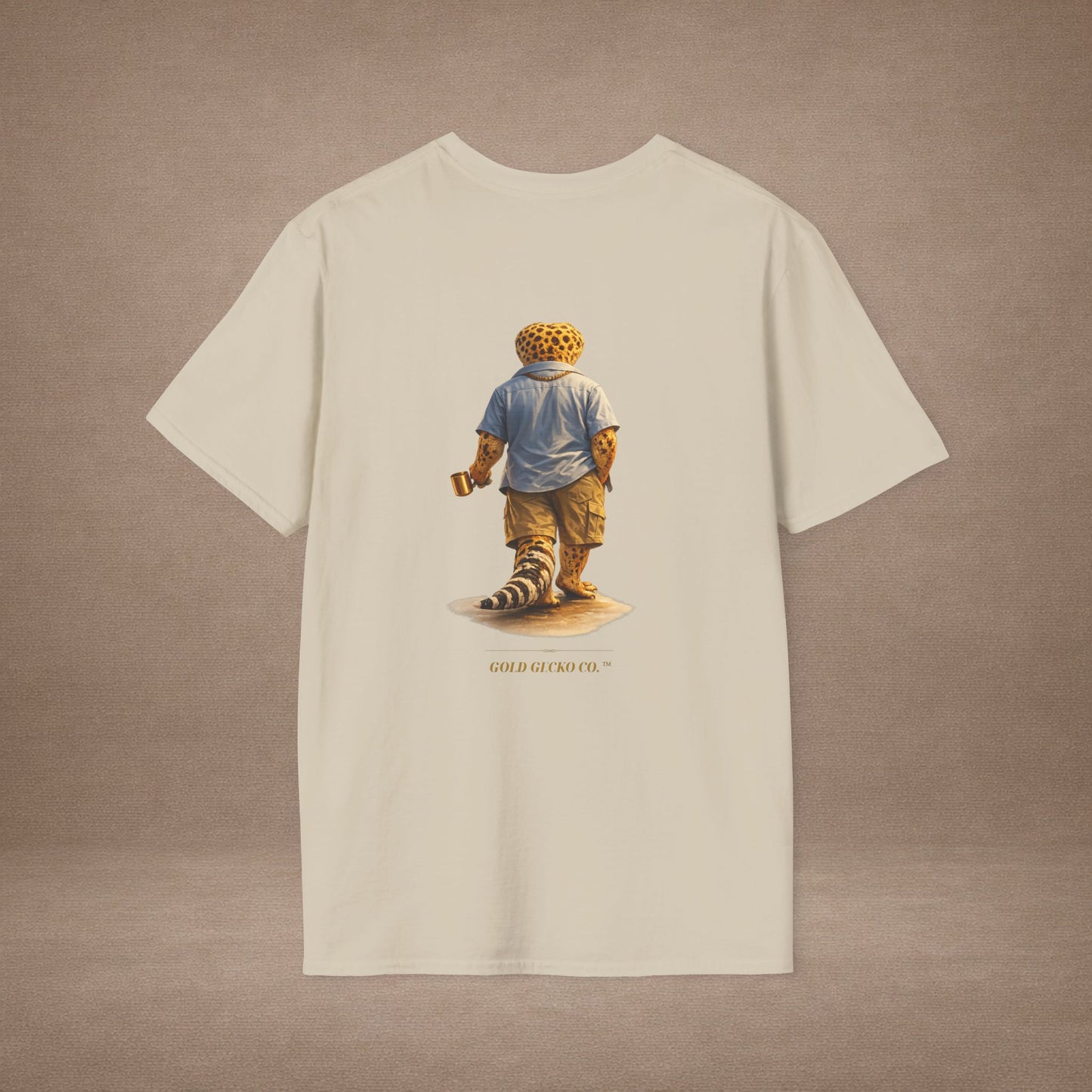 DESIGN #03-G- Gecko Dad — Dad Mode: On (Gold Letters)