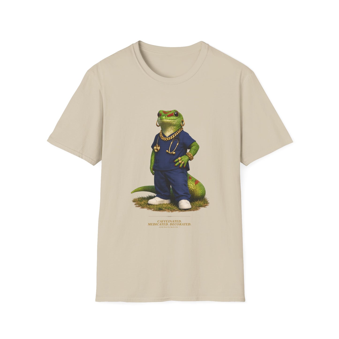 Gold Gecko Co.™ | Scrubs | Day Gecko | Comfort Colors 6500
