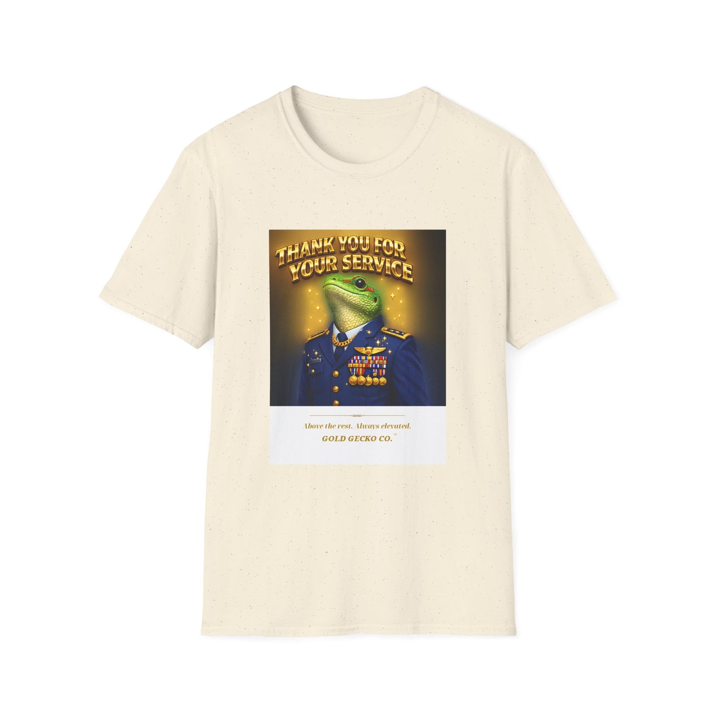 Gold Gecko Co.™ | Air Force Above | Leopard Gecko | Comfort Colors 6500