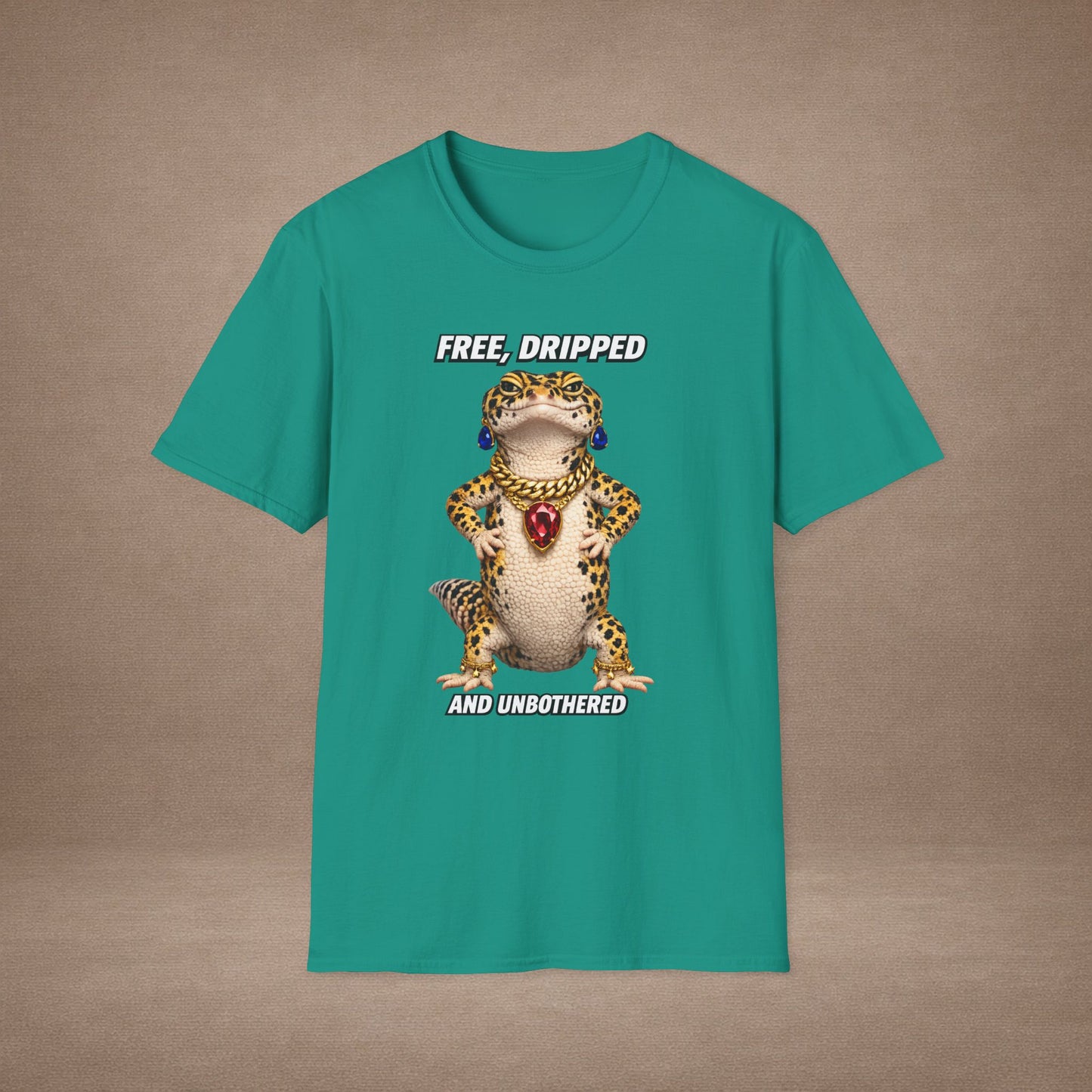 DESIGN #04-1 Free, Dripped & Unbothered — 4th of July Tee