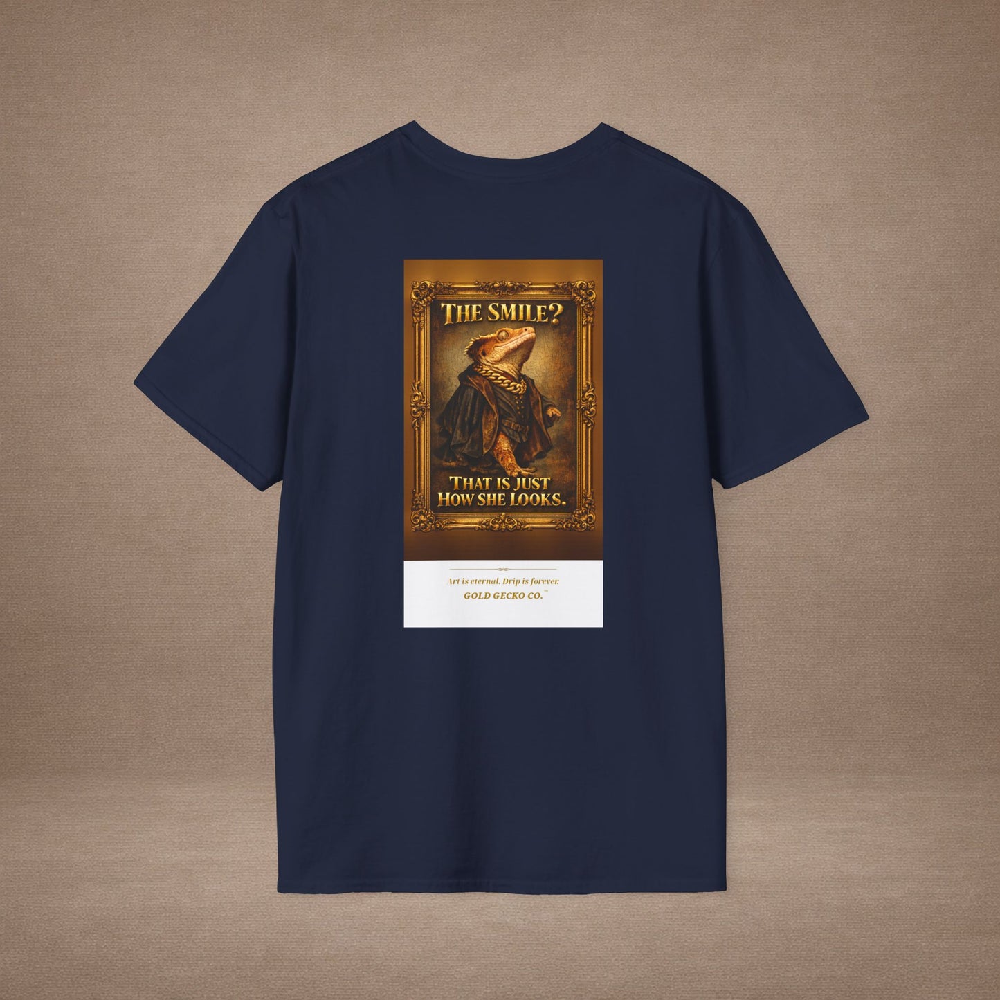 Design #col19-1 - Mona Gecko — Fine Art Tee