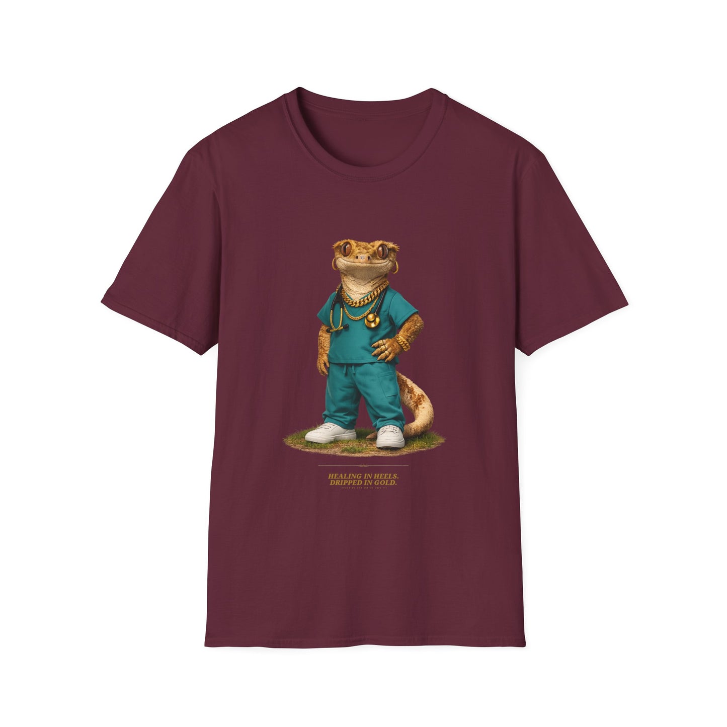 Gold Gecko Co.™ | Scrubs | Crested Gecko | Comfort Colors 6500