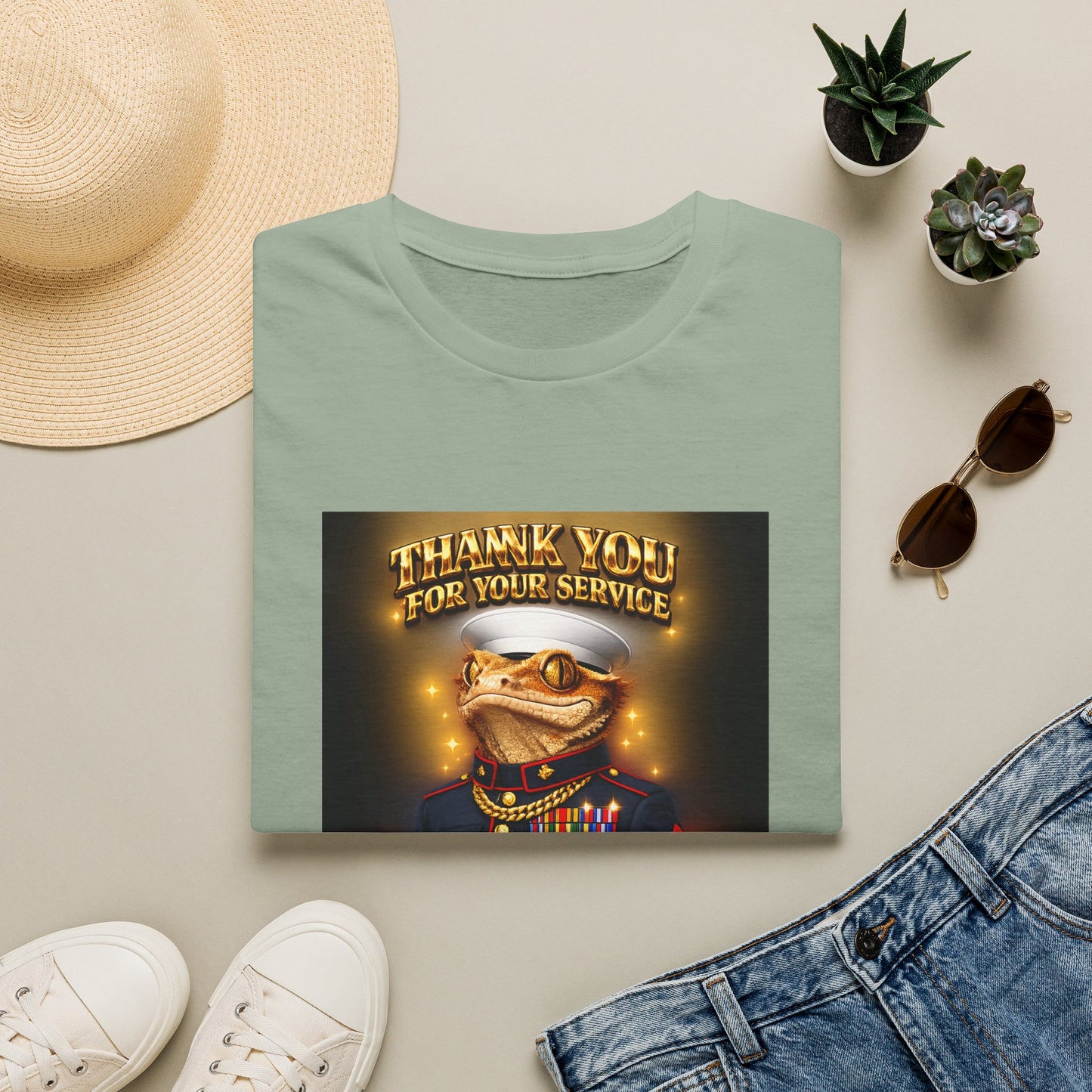 Gold Gecko Co.™ | Marines Semper Drip | Crested Gecko | Comfort Colors 6500