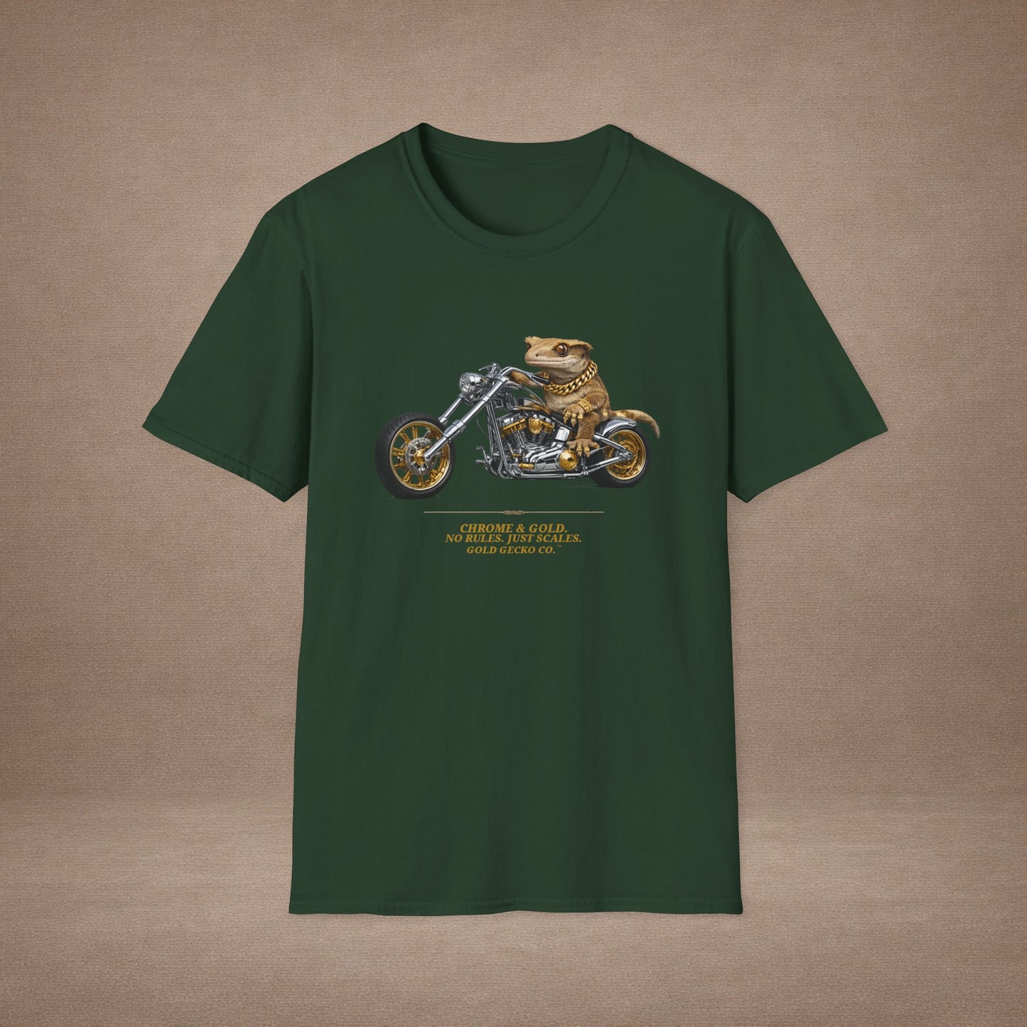 DESIGN #30-1 - Crested Gecko + Chopper -No Rules Just Scales
