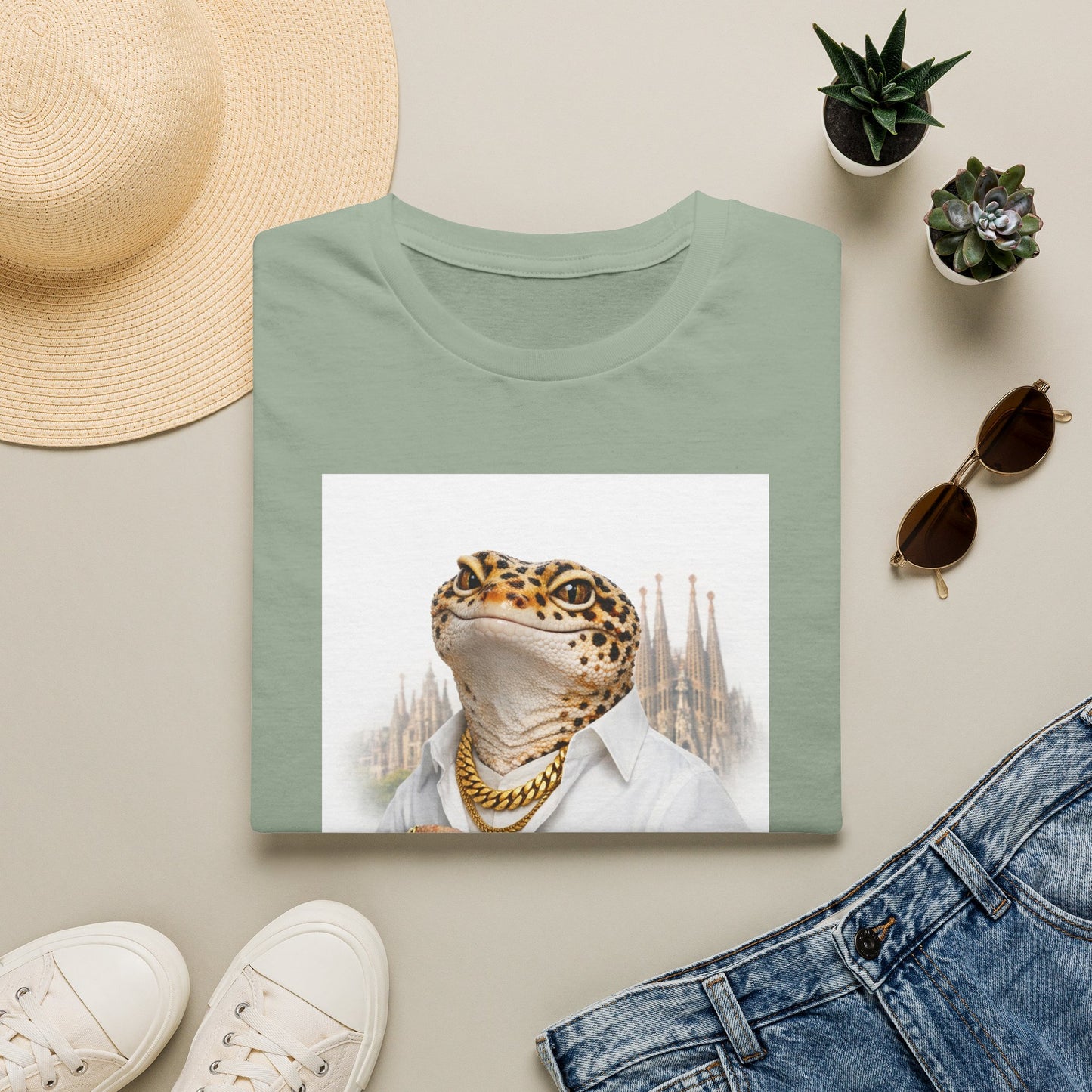 Gold Gecko Co.™ | Sagrada Familia | Day Gecko | Comfort Colors 6500