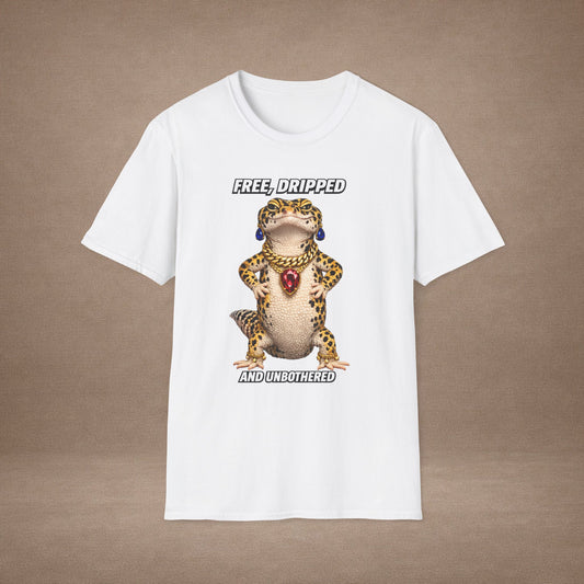 DESIGN #04-1 Free, Dripped & Unbothered — 4th of July Tee