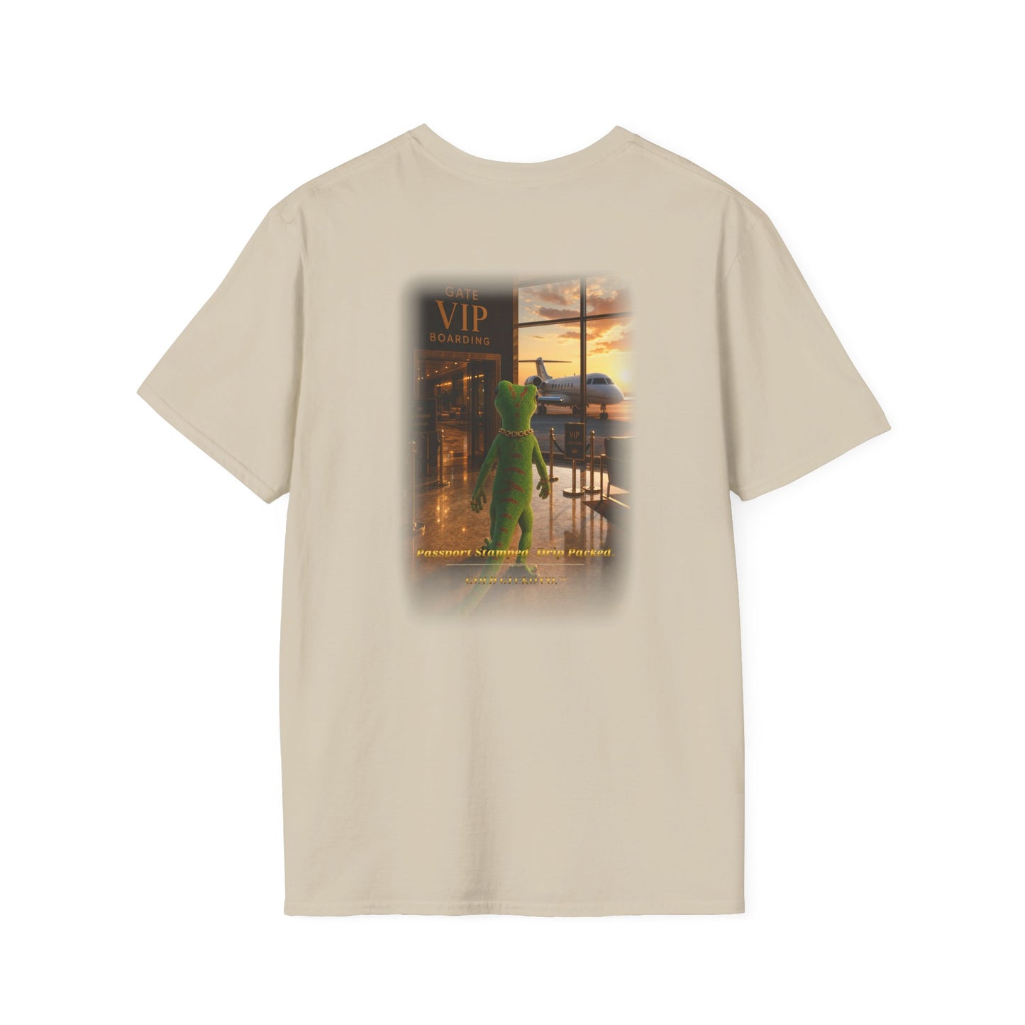 Gold Gecko Co.™ | Passport Stamped | Day Gecko | Comfort Colors 6500