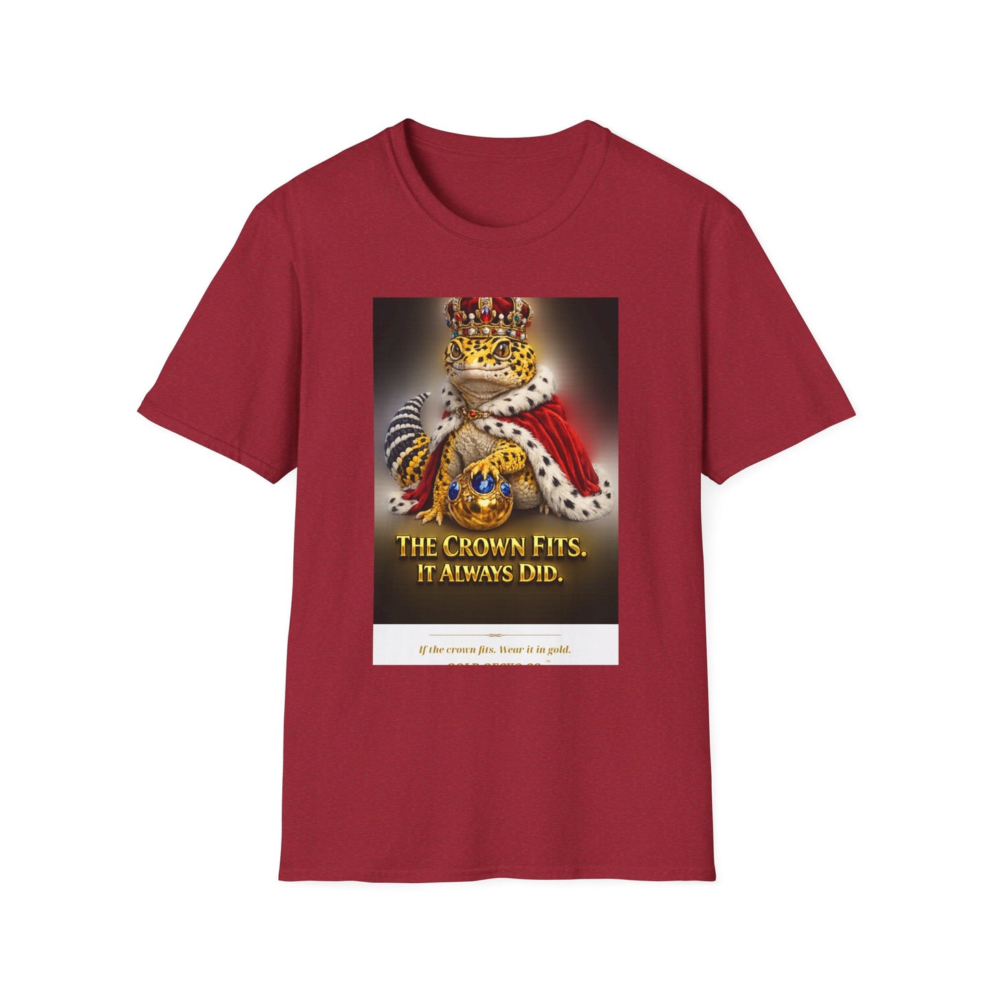 Gold Gecko Co.™ | The Crown Fits | Leopard Gecko | Comfort Colors 6500