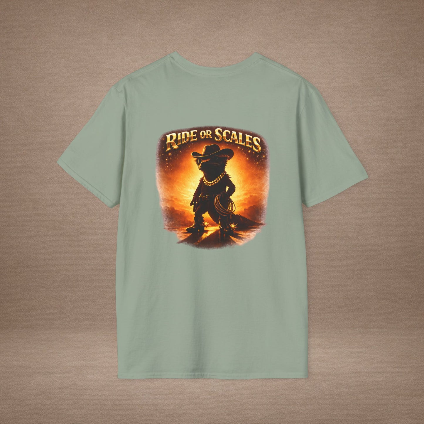 Design #09-2 - Cowgirl Gecko - "All Hat, All That"