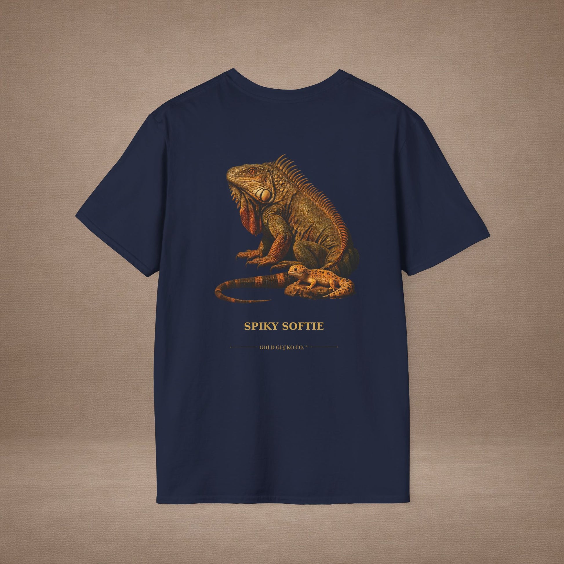 Iguana — Spiky Softie — photoreal reptile portraits — the ultimate herp appreciation. Gold Gecko Co. Reptile Roll Call collection.