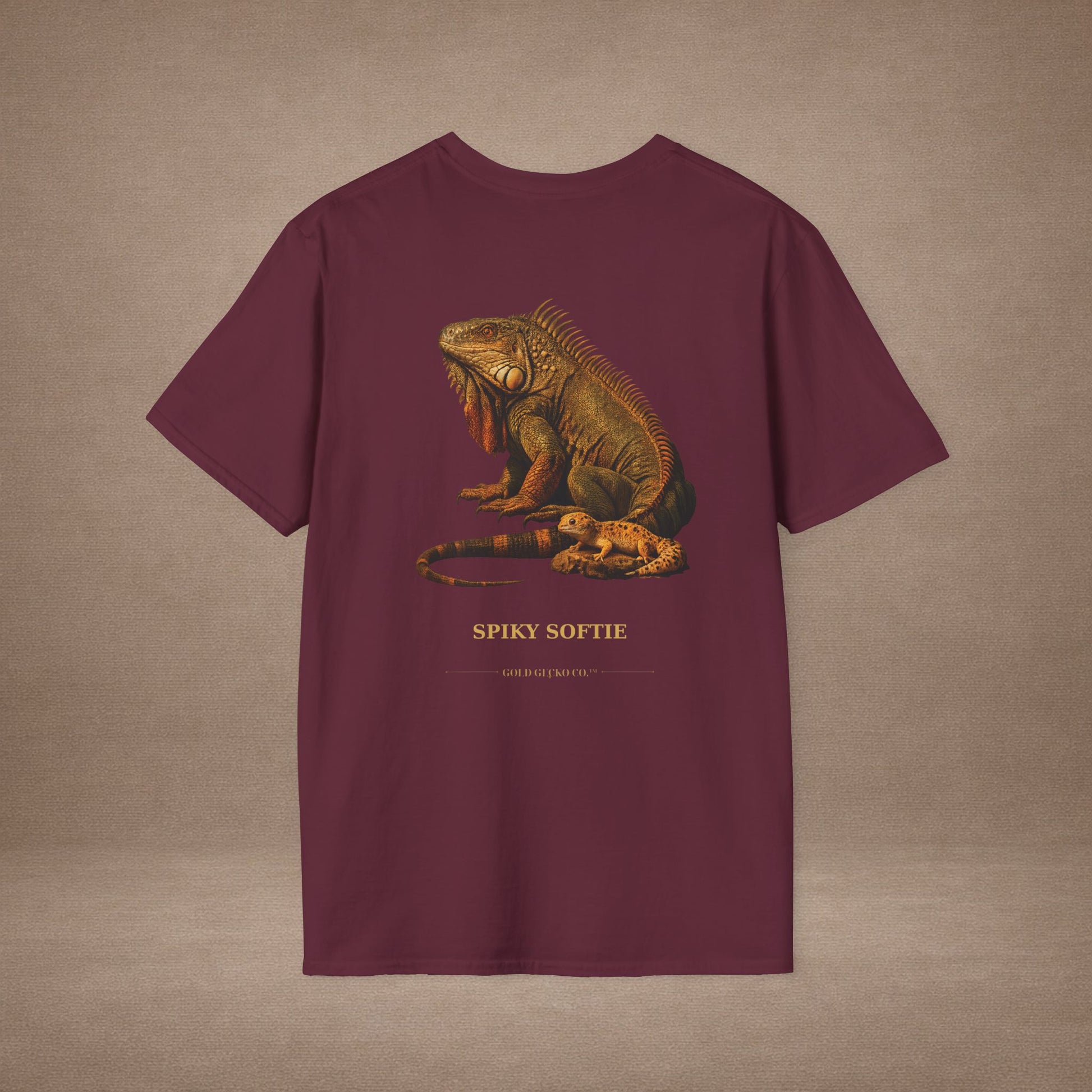 Iguana — Spiky Softie — photoreal reptile portraits — the ultimate herp appreciation. Gold Gecko Co. Reptile Roll Call collection.