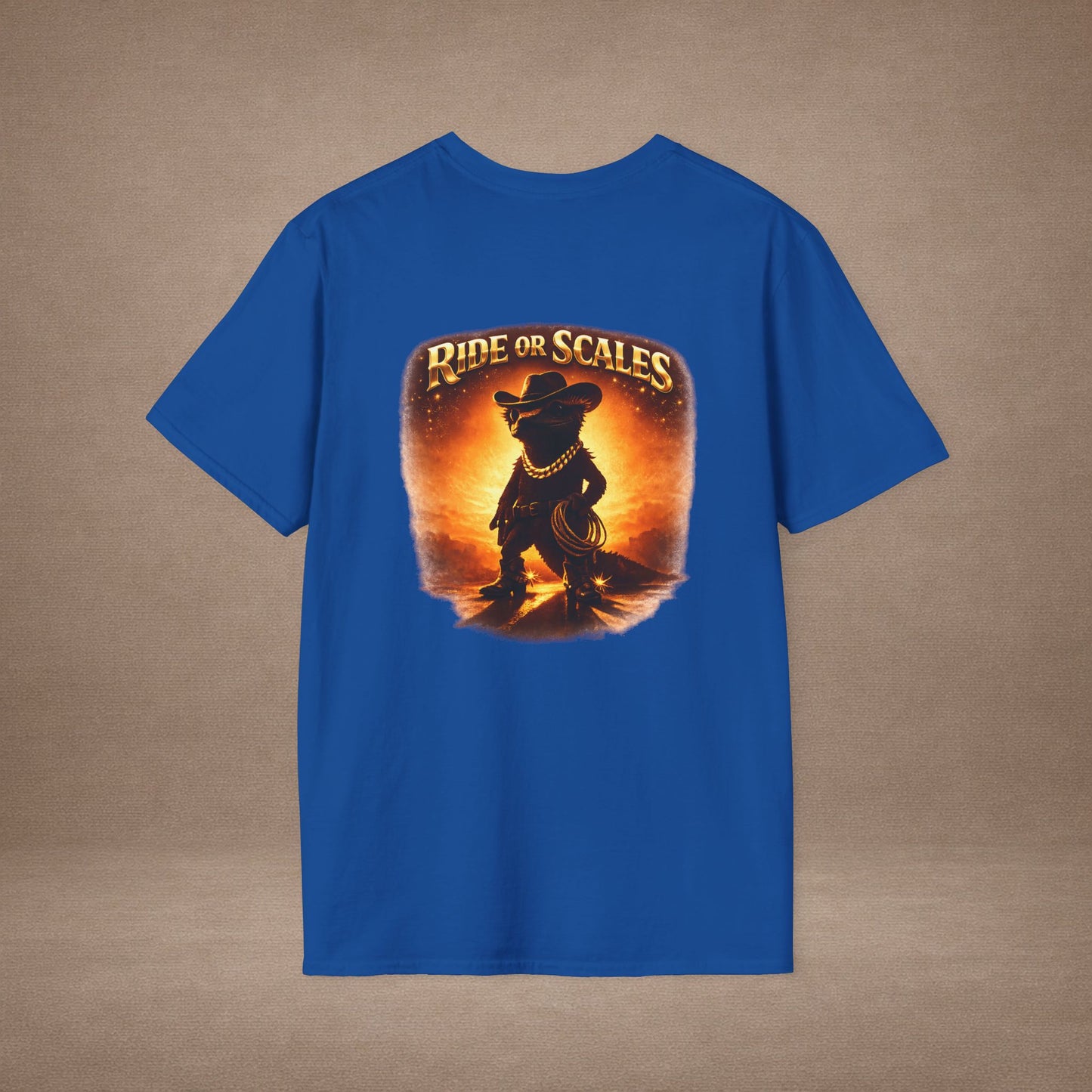 DESIGN #09-35 Born to Ride — Rodeo Gecko Tee (Front & Back)
