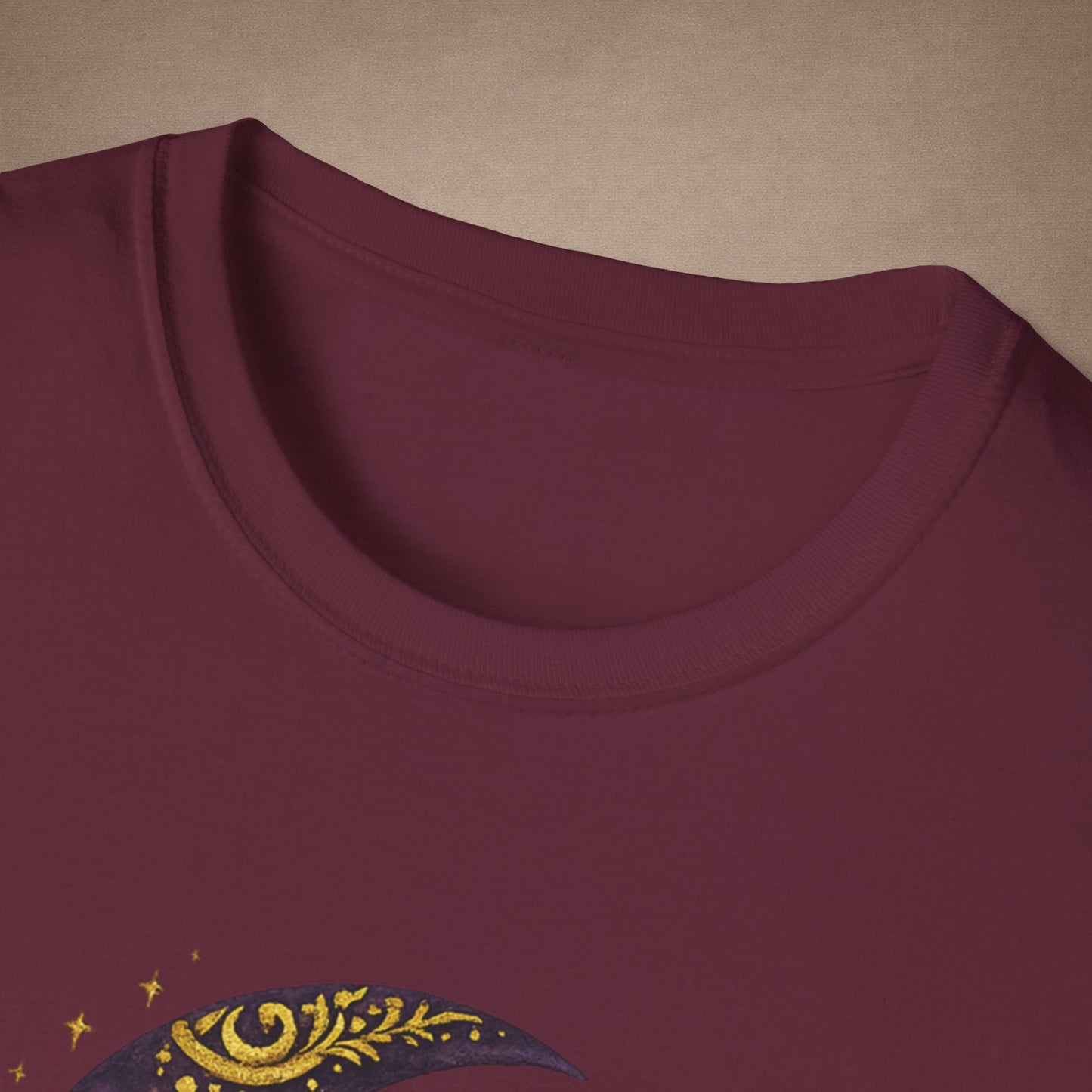 Moon Phase Coven gecko t-shirt with Coven Banner back — Gold Gecko Co. Moon & Mystic collection