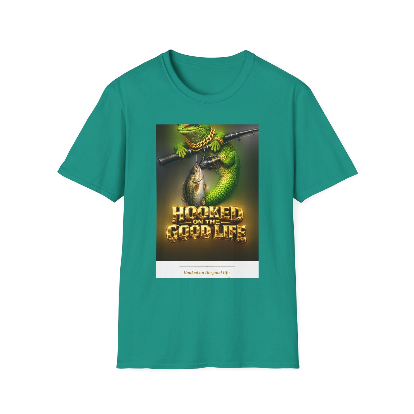 Gold Gecko Co.™ | Hooked on the Good Life | Day Gecko | Comfort Colors 6500