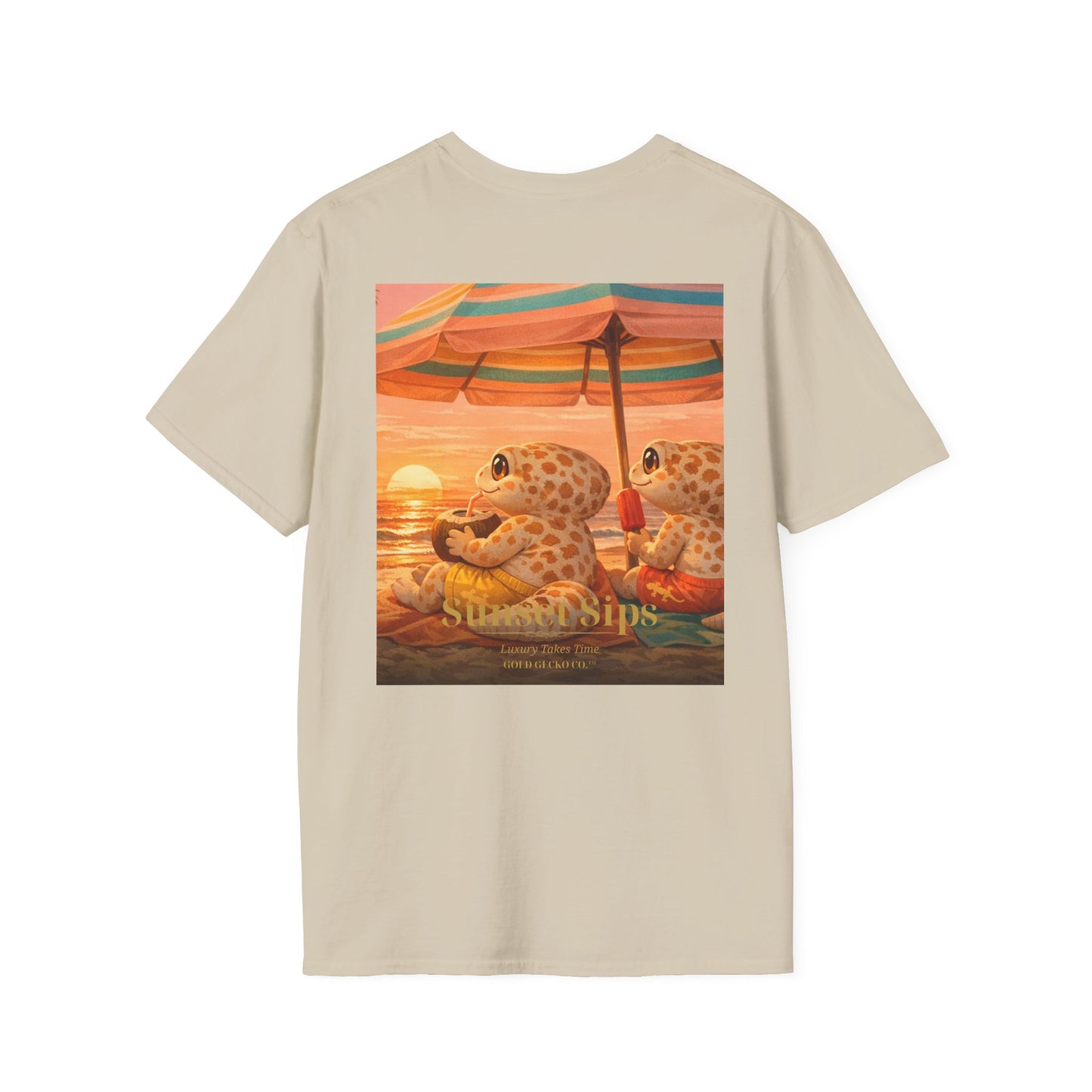 Col1404-04-V2-TS-Gildan64000-SunsetSips-Realistic-GoldGeckoCo