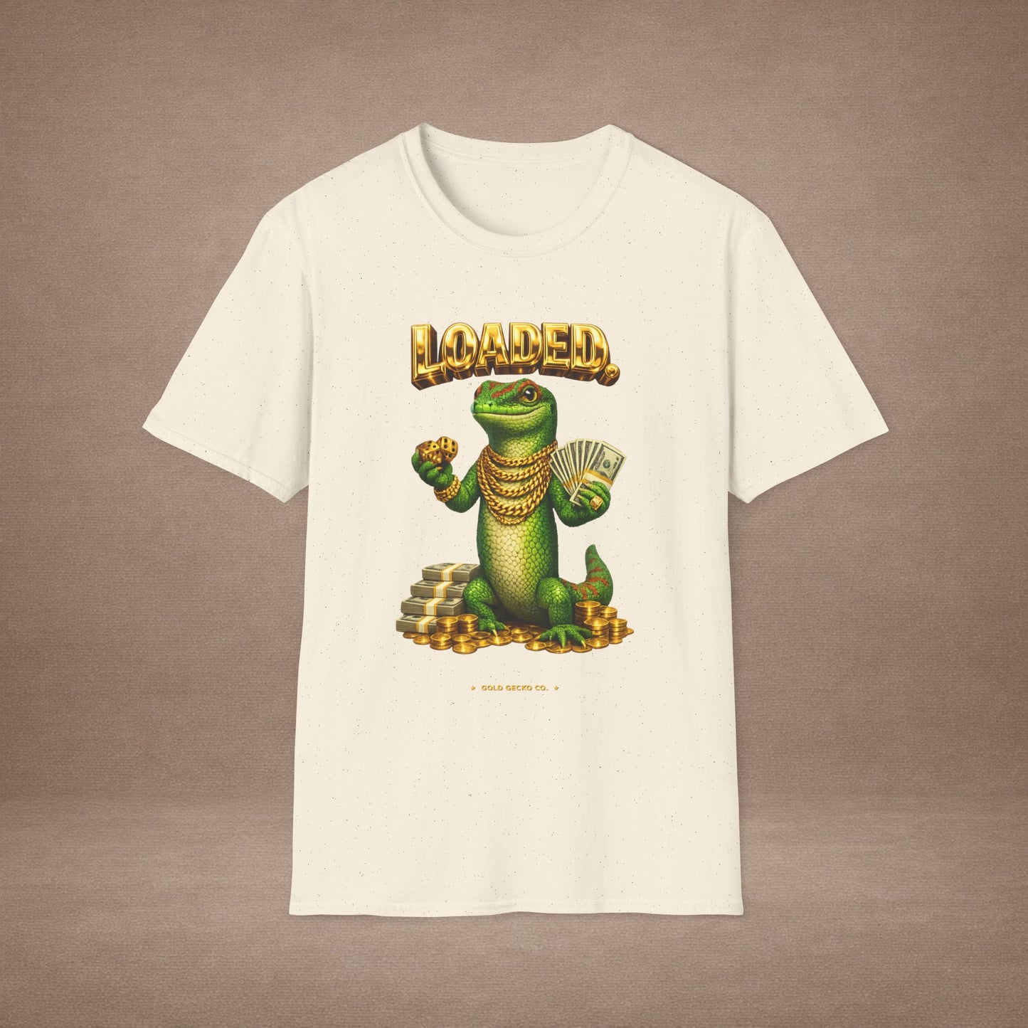 DESIGN #29-1 -Gambling - Loaded  Realistic (gold Lettering)