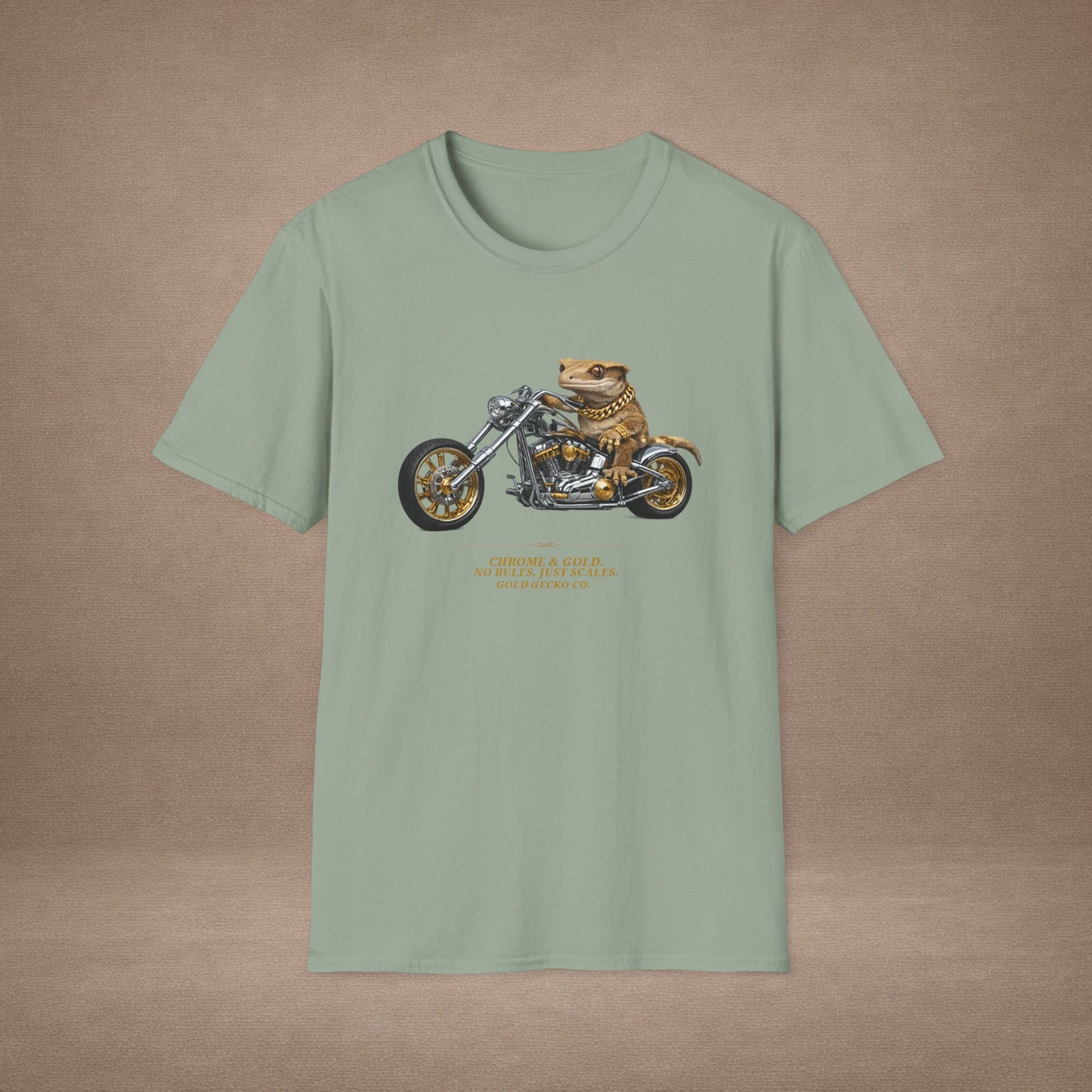 DESIGN #30-1 - Crested Gecko + Chopper -No Rules Just Scales