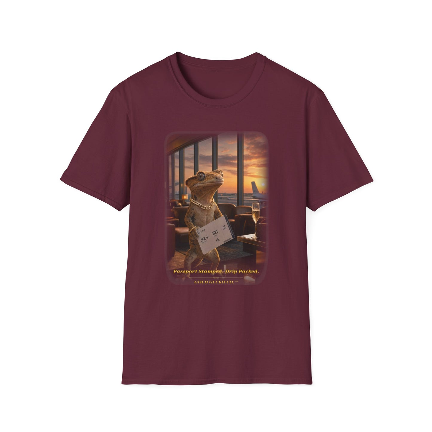 Gold Gecko Co.™ | Passport Stamped | Crested Gecko | Comfort Colors 6500