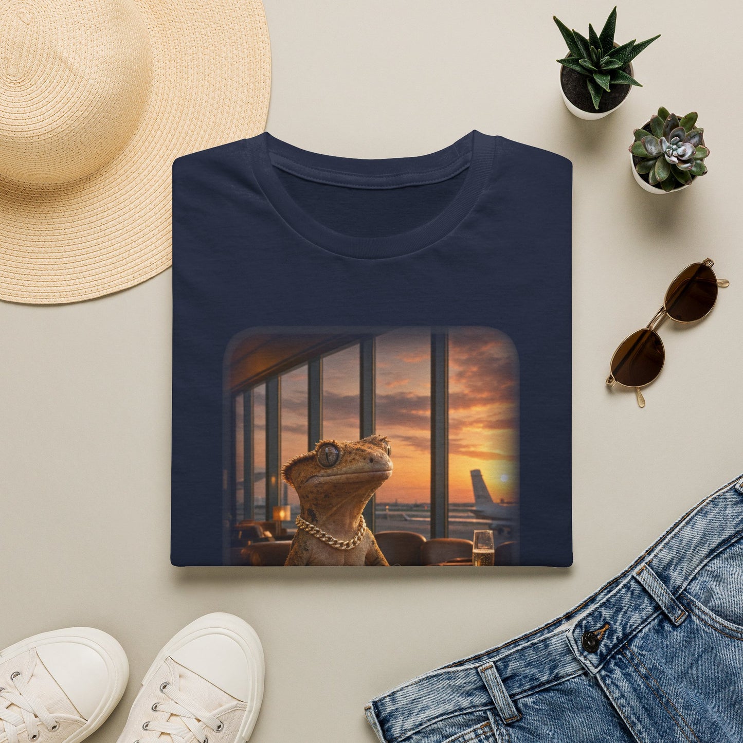 Gold Gecko Co.™ | Passport Stamped | Crested Gecko | Comfort Colors 6500