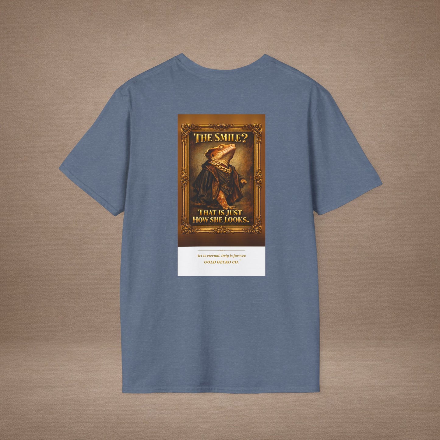 Design #col19-1 - Mona Gecko — Fine Art Tee