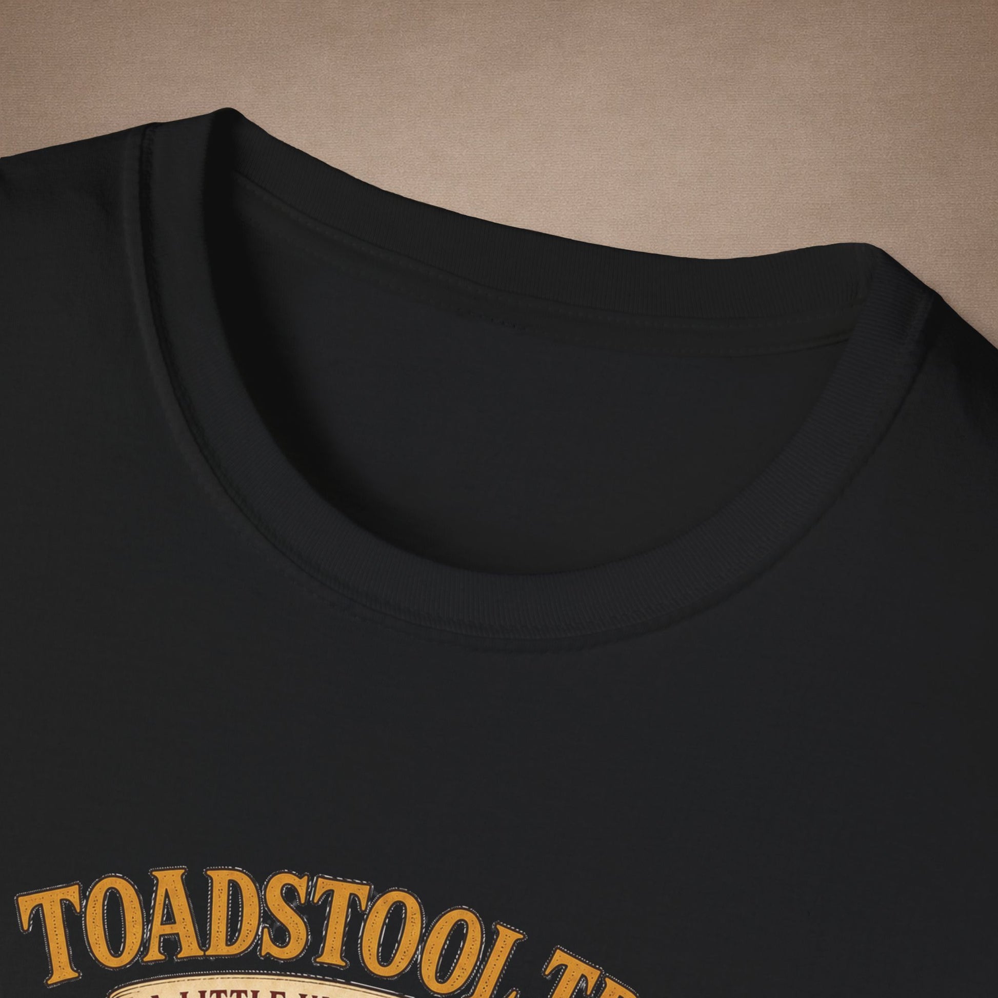 Toadstool Trip cottagecore mushroom & gecko t-shirt — Gold Gecko Co.