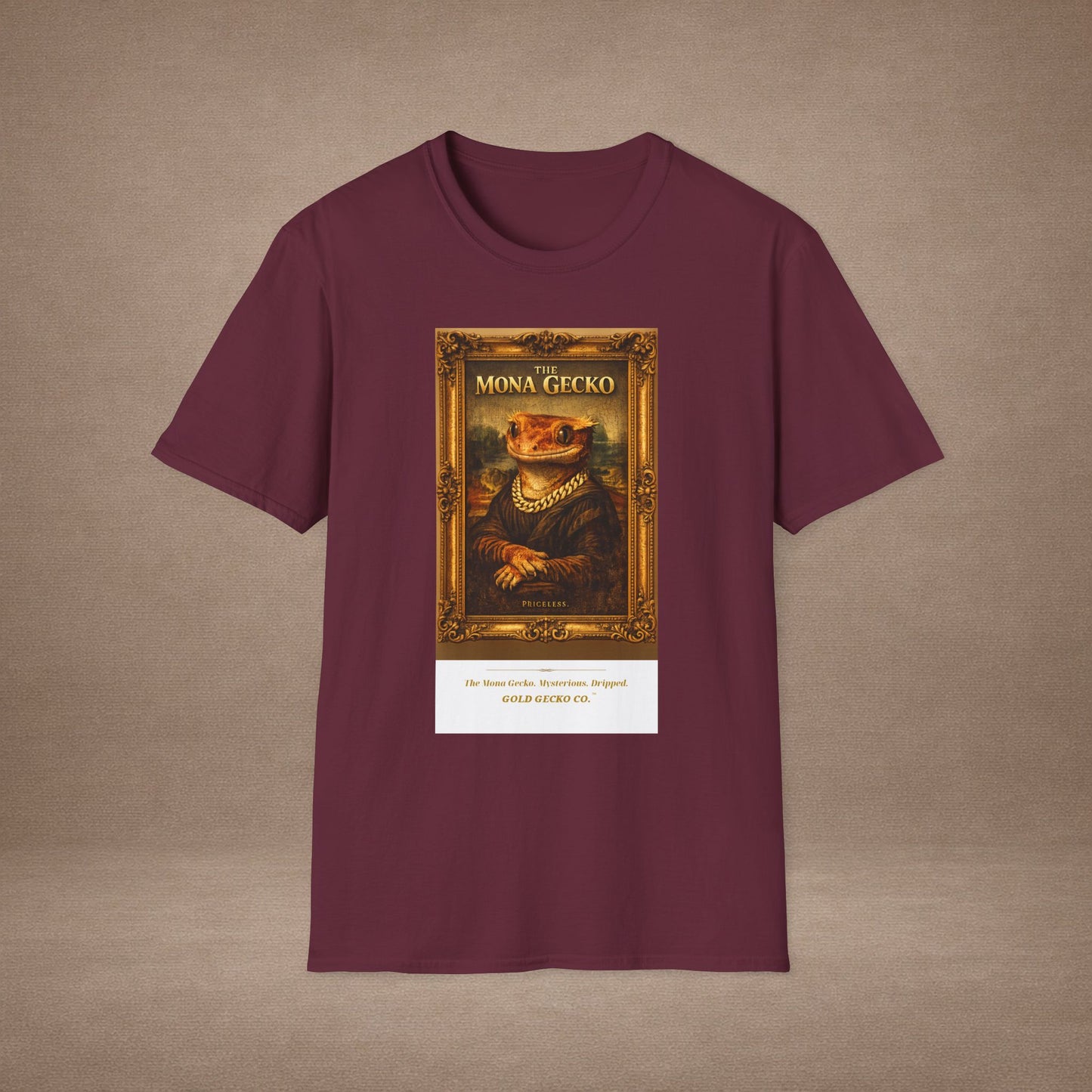 Design #col19-1 - Mona Gecko — Fine Art Tee