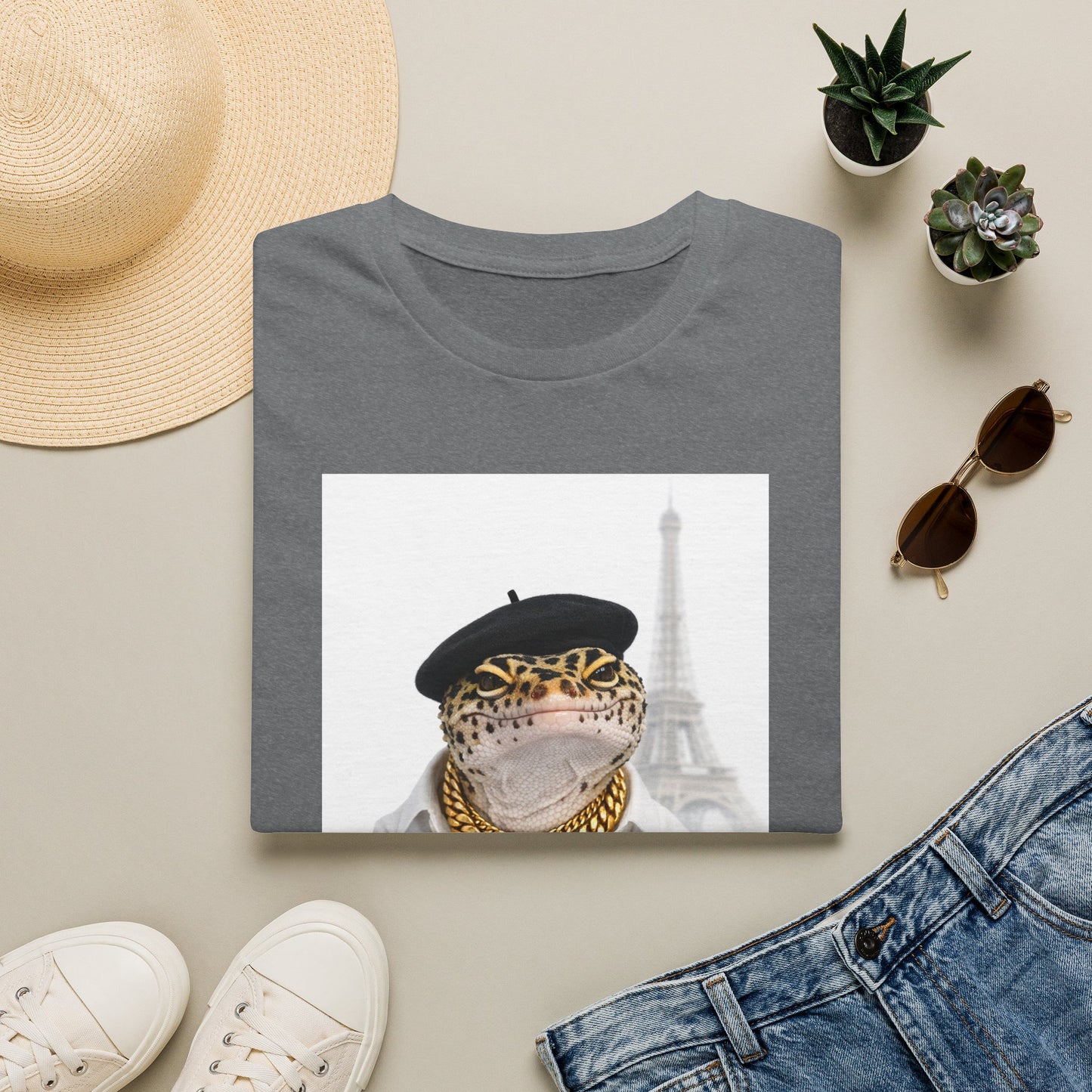 Gold Gecko Co.™ | Eiffel Tower | Crested Gecko | Comfort Colors 6500