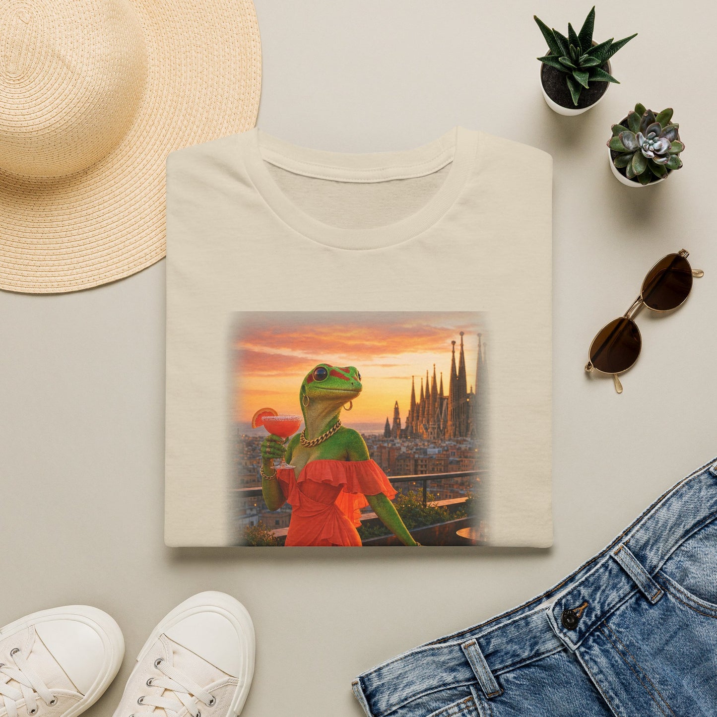 Gold Gecko Co.™ | Barcelona | Day Gecko | Comfort Colors 6500
