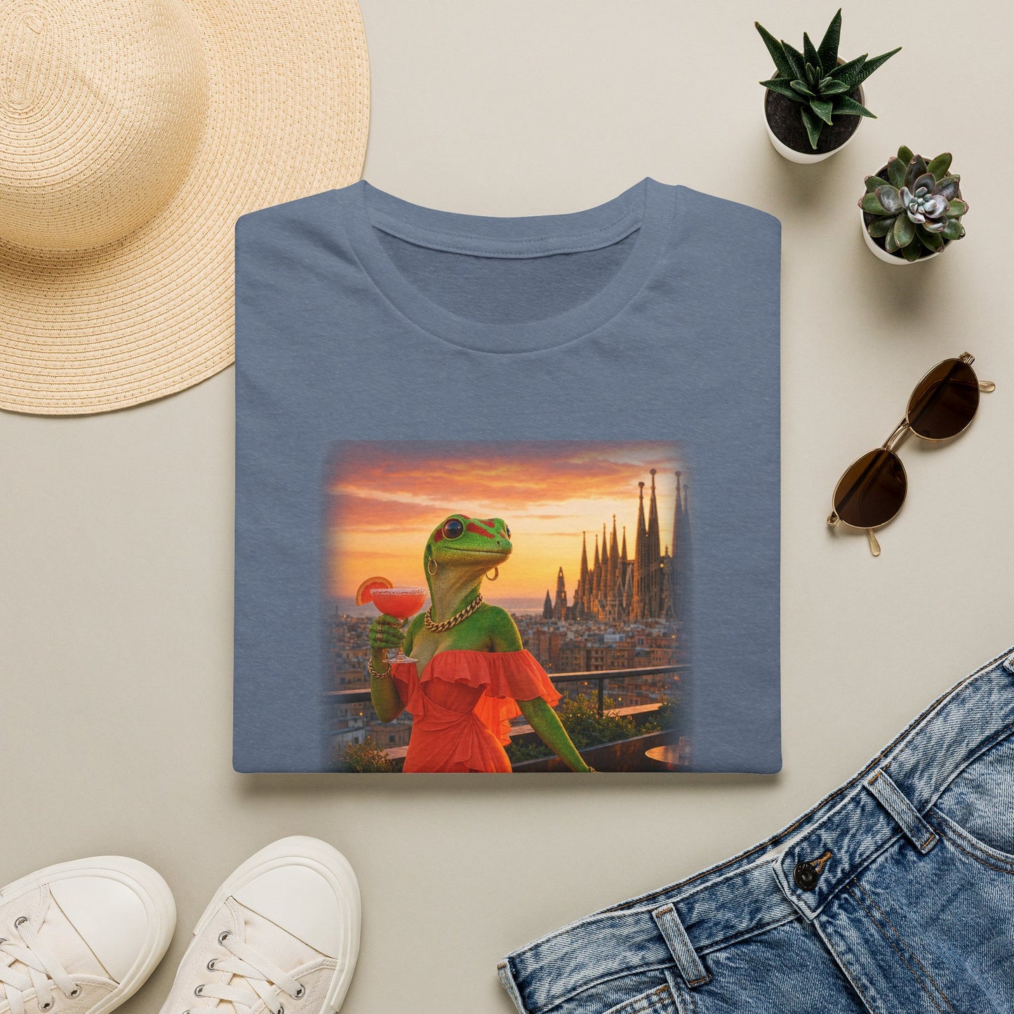 Gold Gecko Co.™ | Barcelona | Day Gecko | Comfort Colors 6500