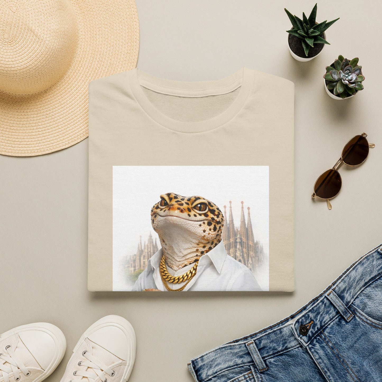 Gold Gecko Co.™ | Sagrada Familia | Day Gecko | Comfort Colors 6500