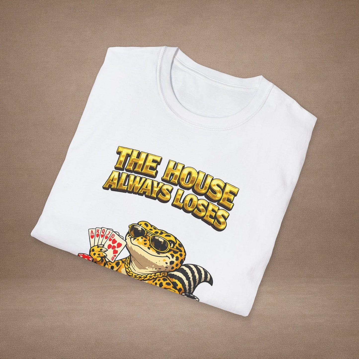 Design #29-6  Gambling- One More Pull-Cartoon- (Gold Letters)