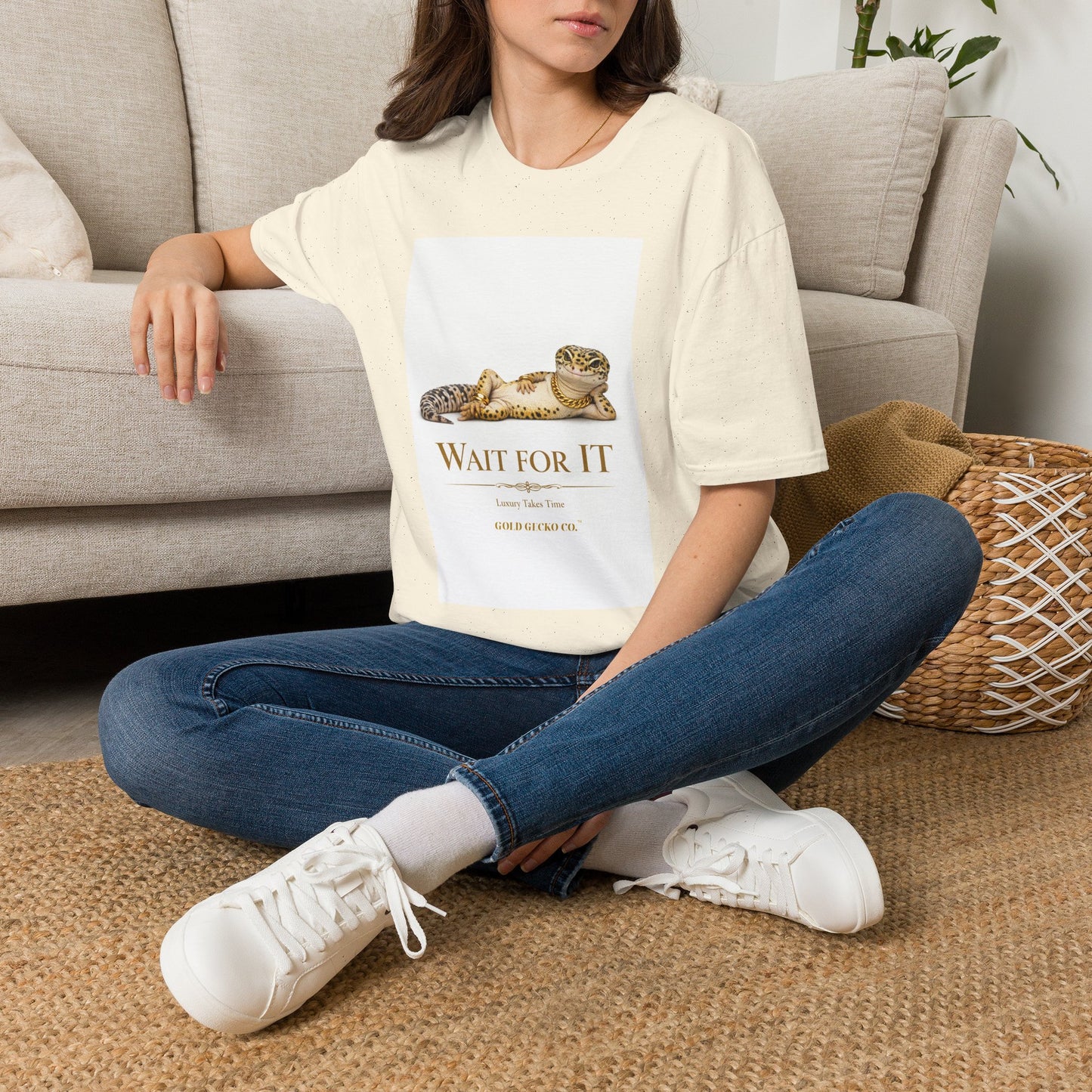 Gold Gecko Co.™ | Lounging | Leopard Gecko | Comfort Colors 6500