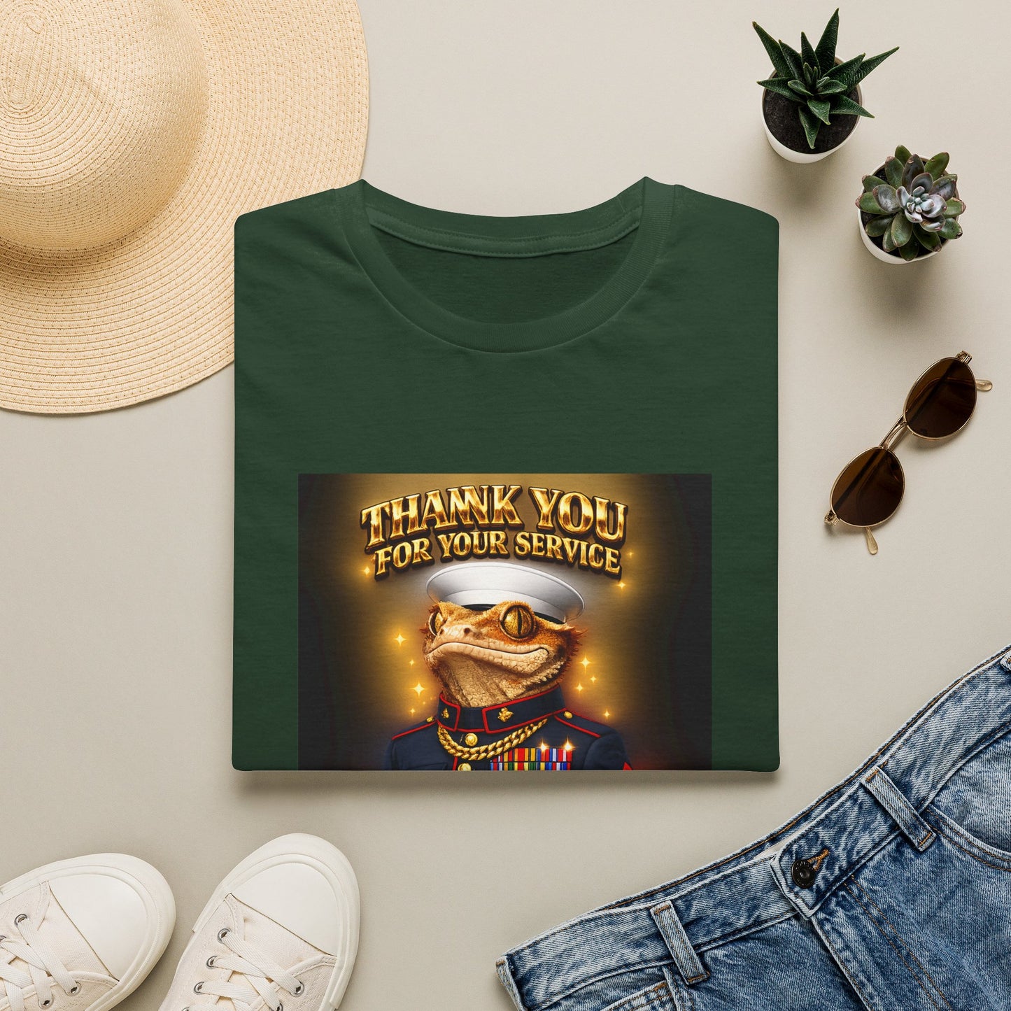 Gold Gecko Co.™ | Marines Semper Drip | Crested Gecko | Comfort Colors 6500