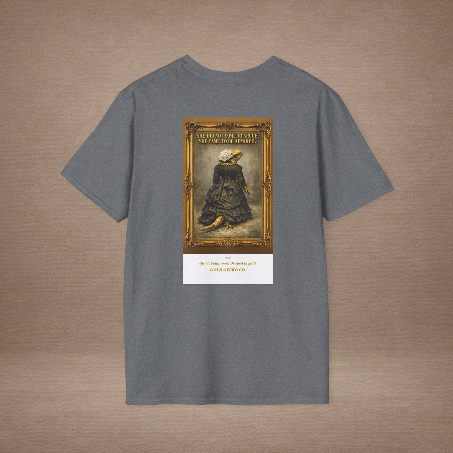 Design #col19-4 - Whistler's Gecko— Fine Art Tee