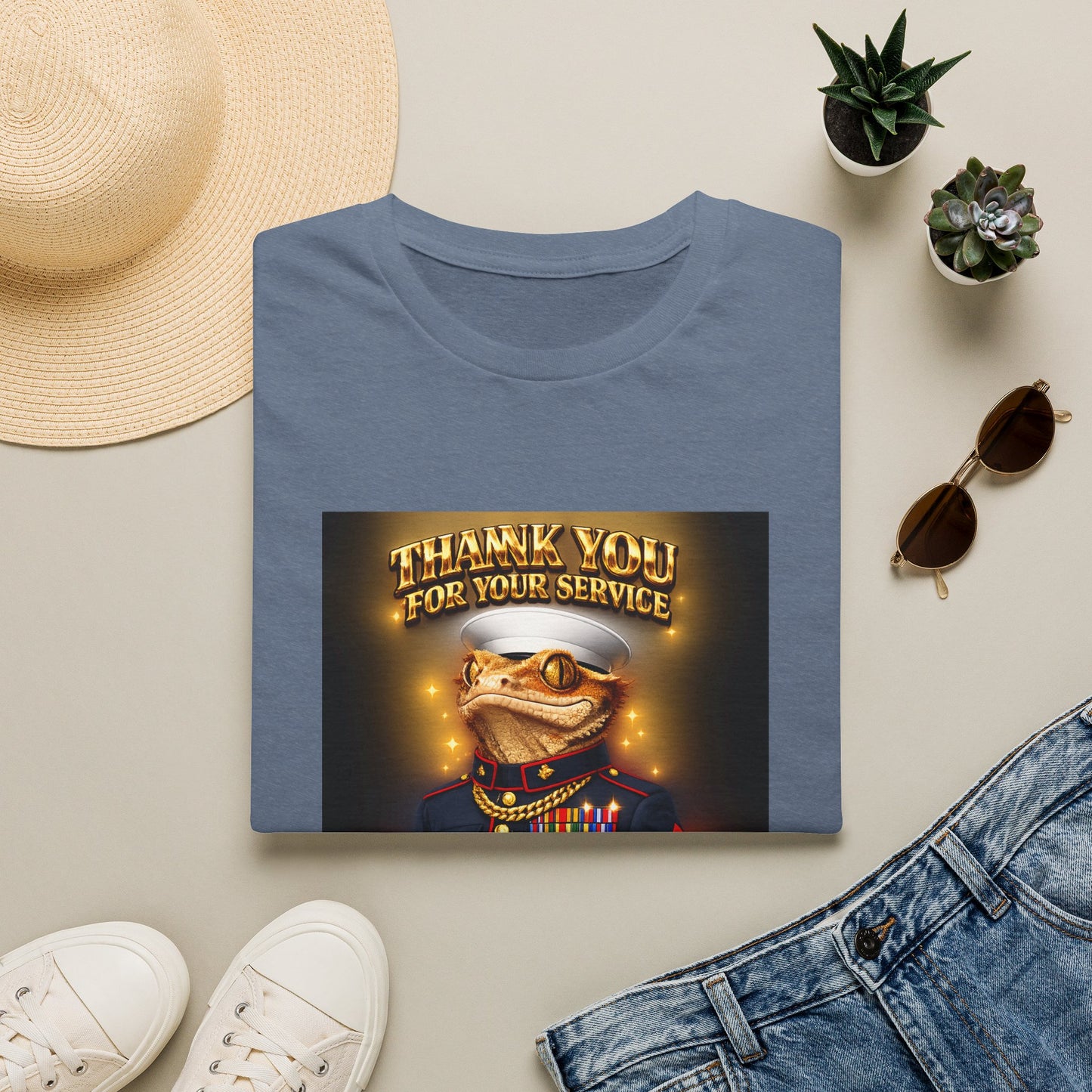 Gold Gecko Co.™ | Marines Semper Drip | Crested Gecko | Comfort Colors 6500